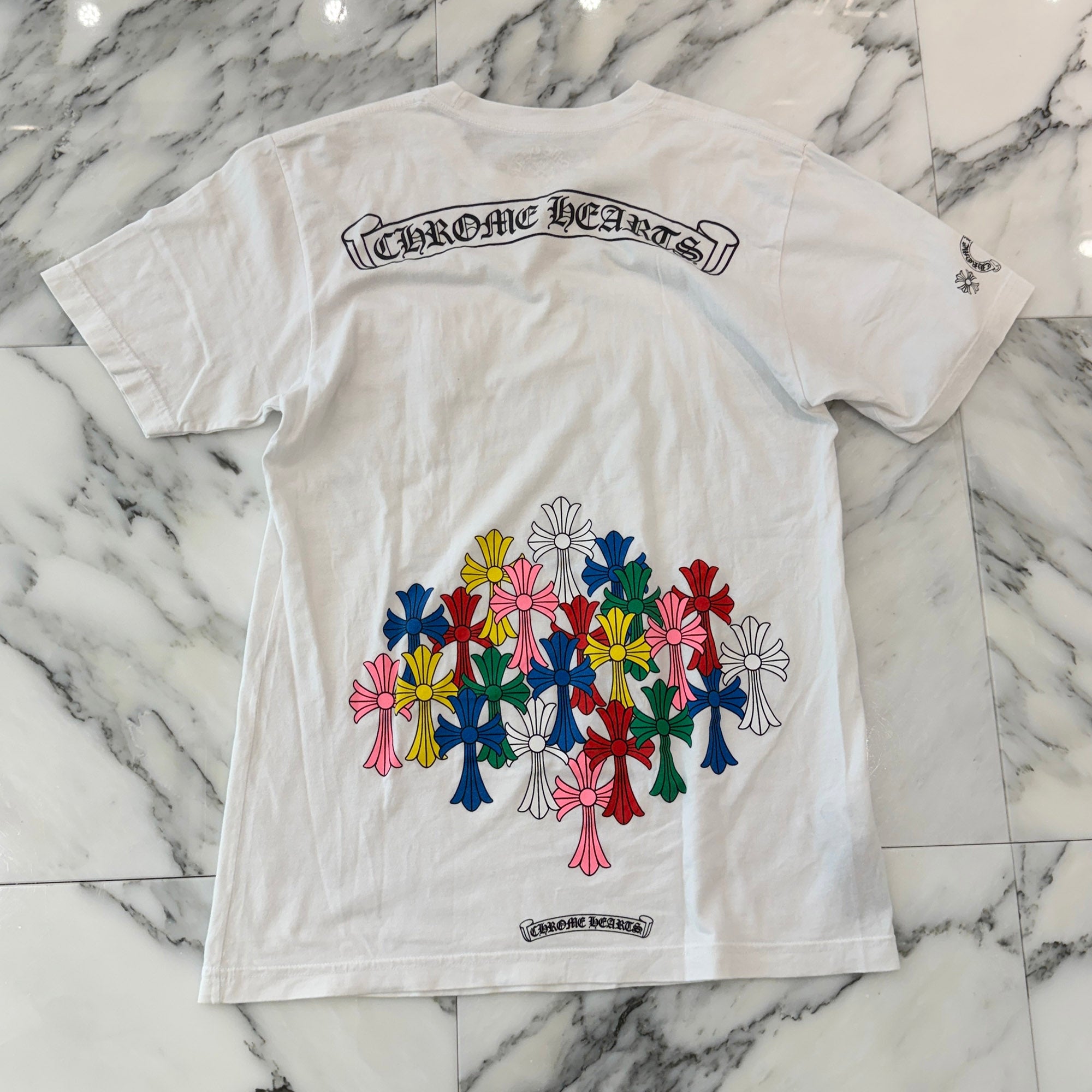 CHROME HEARTS MLTCOL CEM CRS Tee Size M クロムハーツ マルチカラー セメタリークロス Tシャツ サイズM