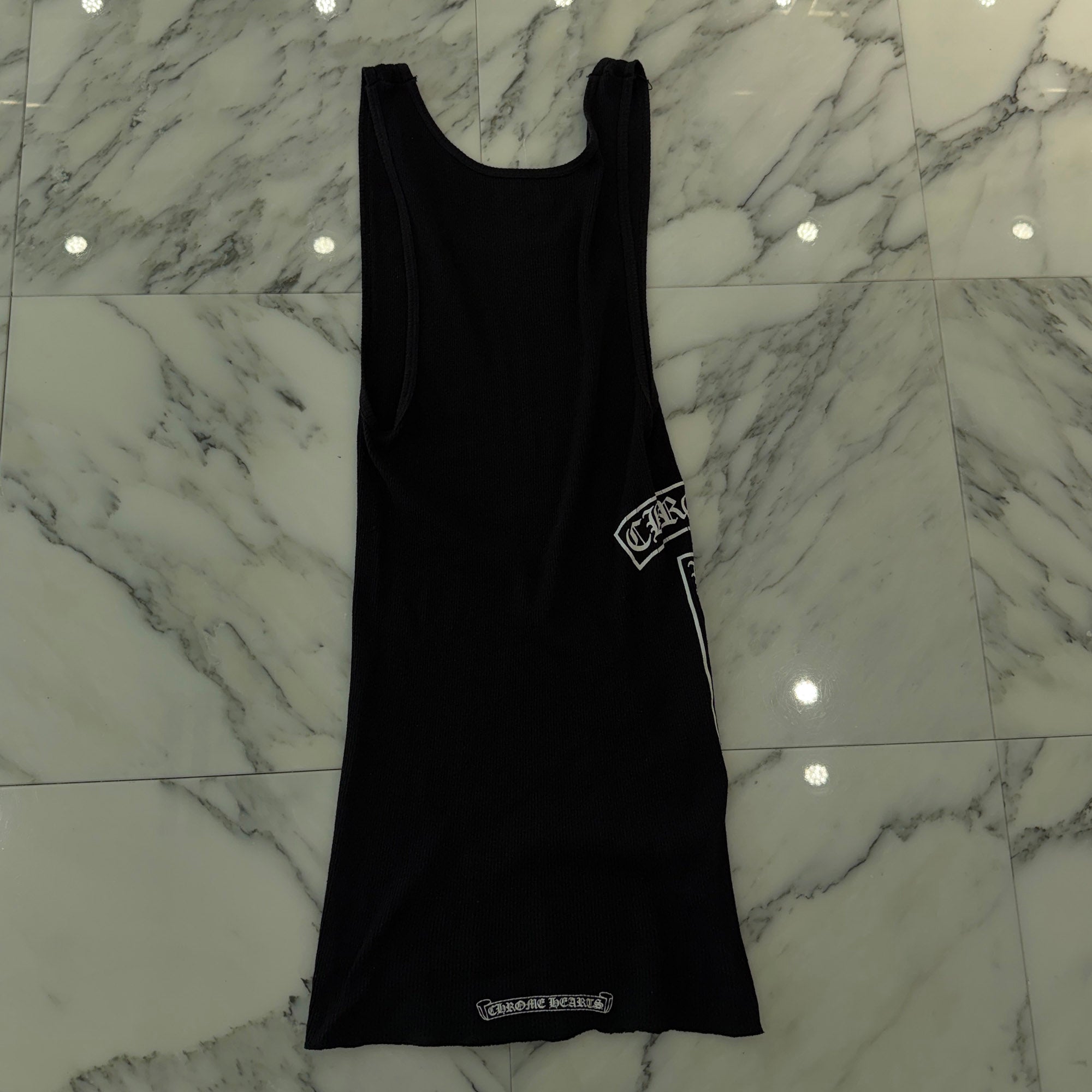 CHROME HEARTS Vertical Side Logo Tank Top Size L クロムハーツ ヴァーティカル サイドロゴ タンクトップ サイズL