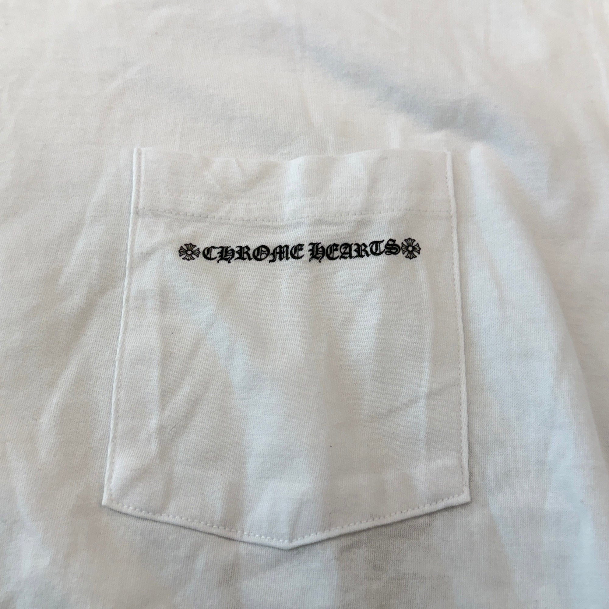 CHROME HEARTS Scroll Logo Back Fuck You Print Tee Size XL クロムハーツ スクロールロゴ バック ファックユー プリントTシャツ サイズXL