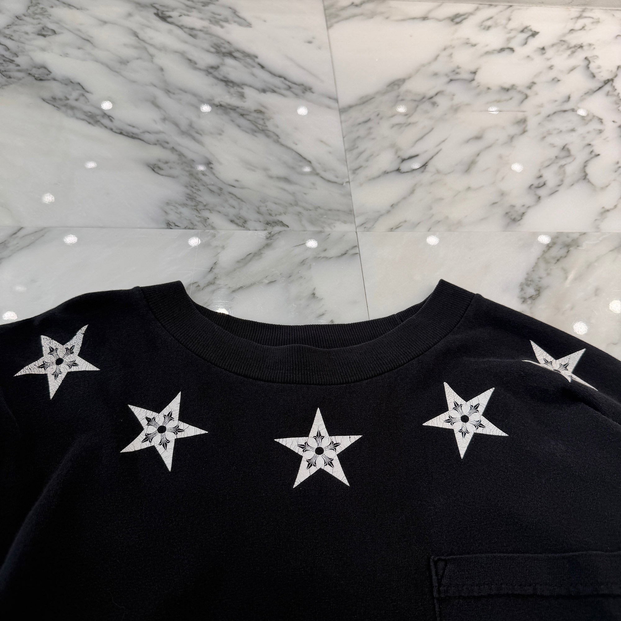 CHROME HEARTS Made In Hollywood CH Star Long Sleeve Tee Size L クロムハーツ メイドインハリウッド CHスター ロングスリーブTシャツ サイズL