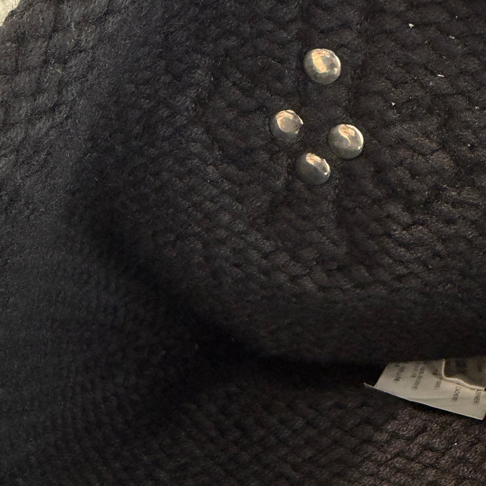 CHROME HEARTS Cashmere Small CH Cross Leather 1 Cross Patch Beanie Size ONE SIZE (53-60) クロムハーツ カシミヤ スモール CHクロス レザー 1クロスパッチ ビーニー サイズONE SIZE(53-60)