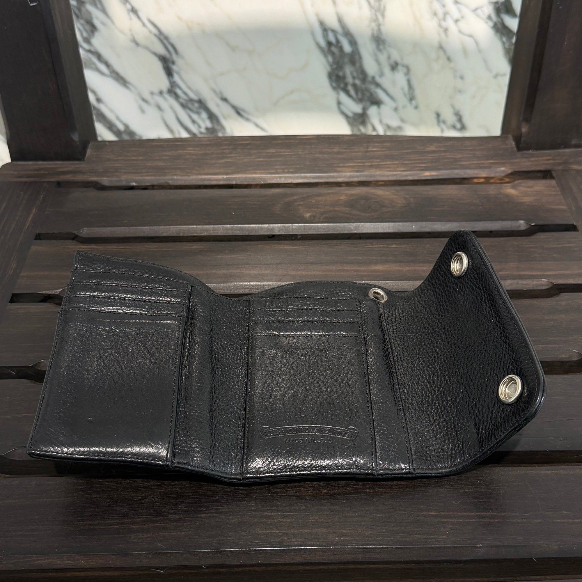 CHROME HEARTS Wave Mini Cross Ball Wallet クロムハーツ ウェーブ ミニ クロスボール ウォレット