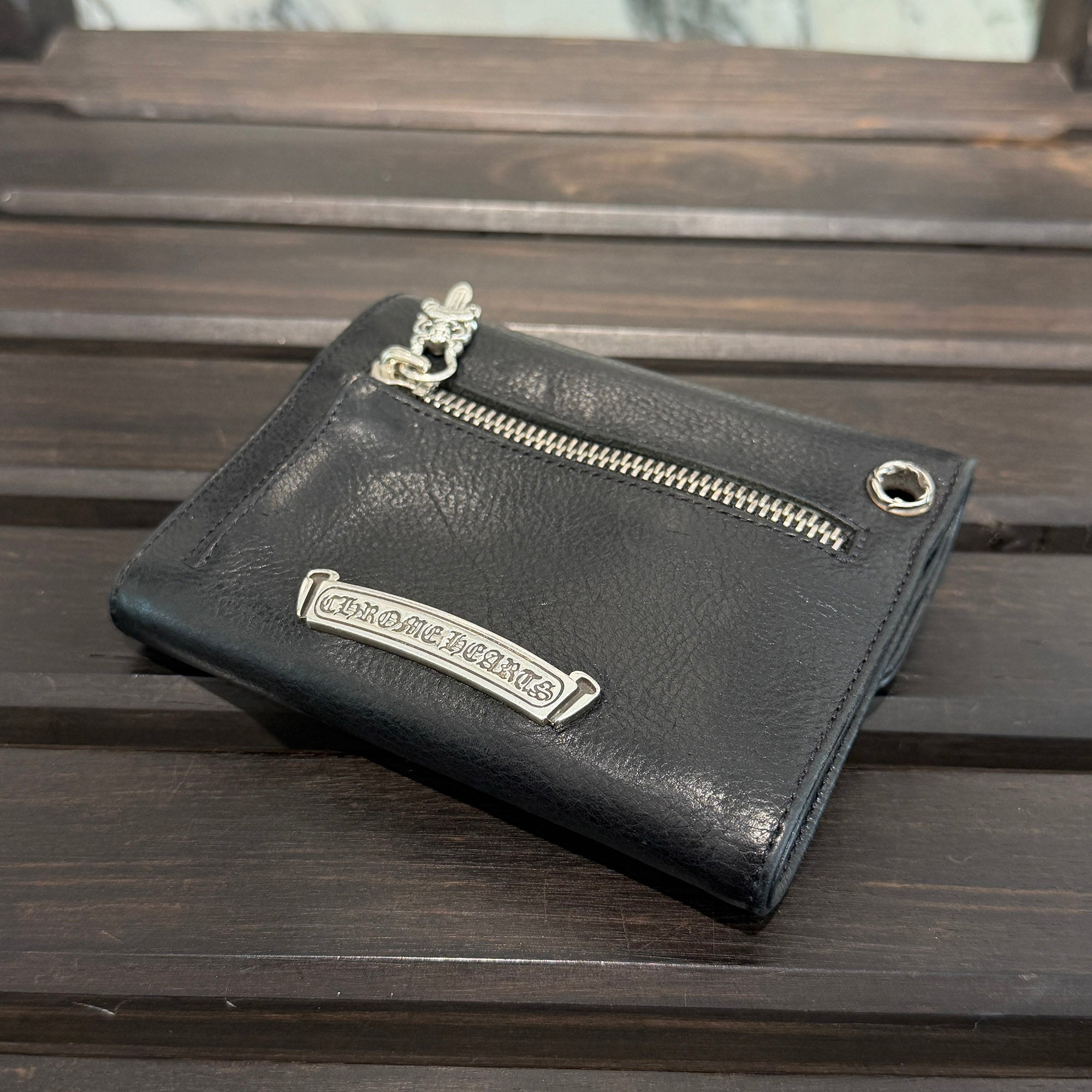 CHROME HEARTS Wave Mini Cross Ball Wallet クロムハーツ ウェーブ ミニ クロスボール ウォレット