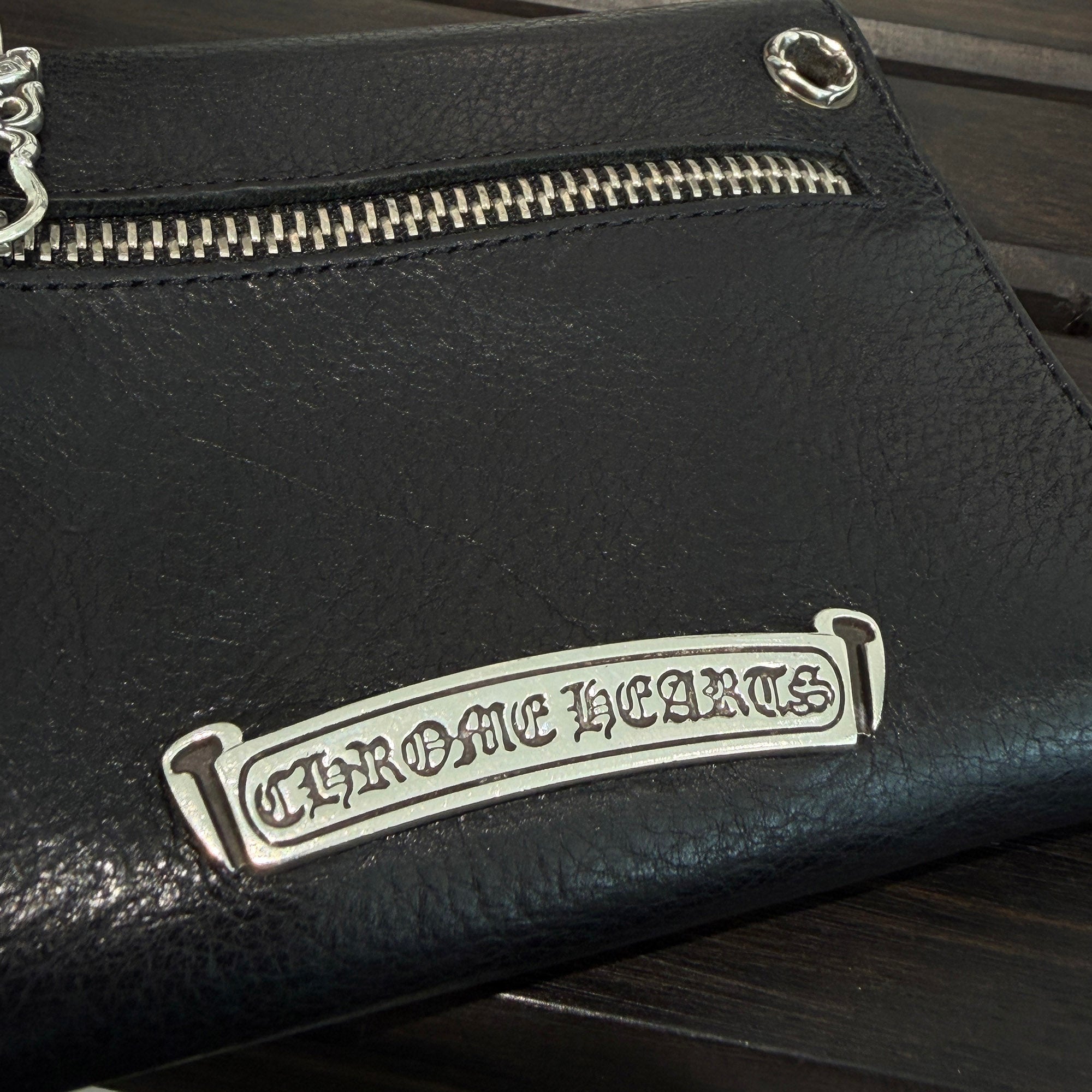 CHROME HEARTS Wave Mini Cross Ball Wallet クロムハーツ ウェーブ ミニ クロスボール ウォレット