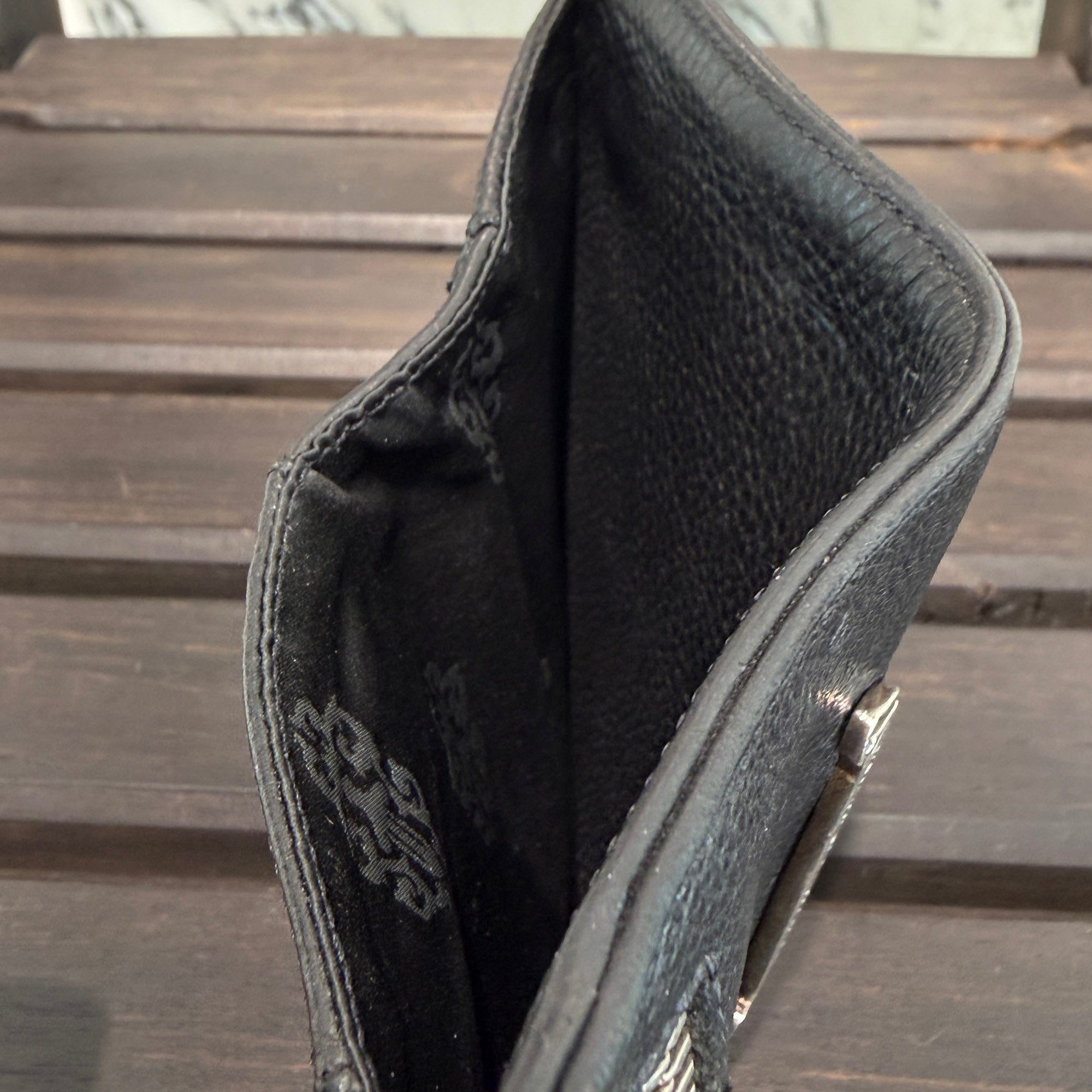 CHROME HEARTS Wave Mini Cross Ball Wallet クロムハーツ ウェーブ ミニ クロスボール ウォレット