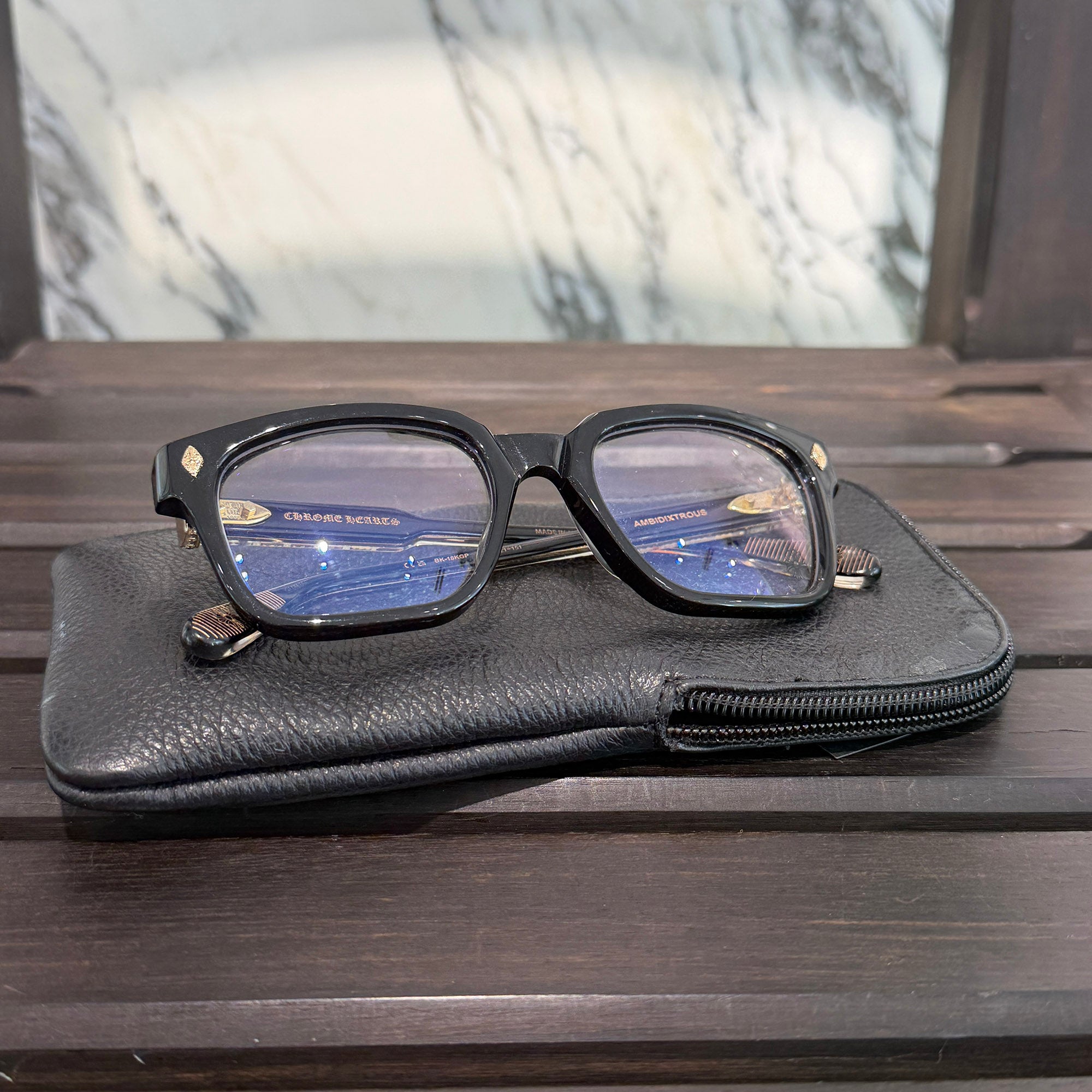 CHROME HEARTS AMBIDIXTROUS Sunglasses Size 53口21-151 クロムハーツ アンビデクストラス サングラス サイズ53口21-151