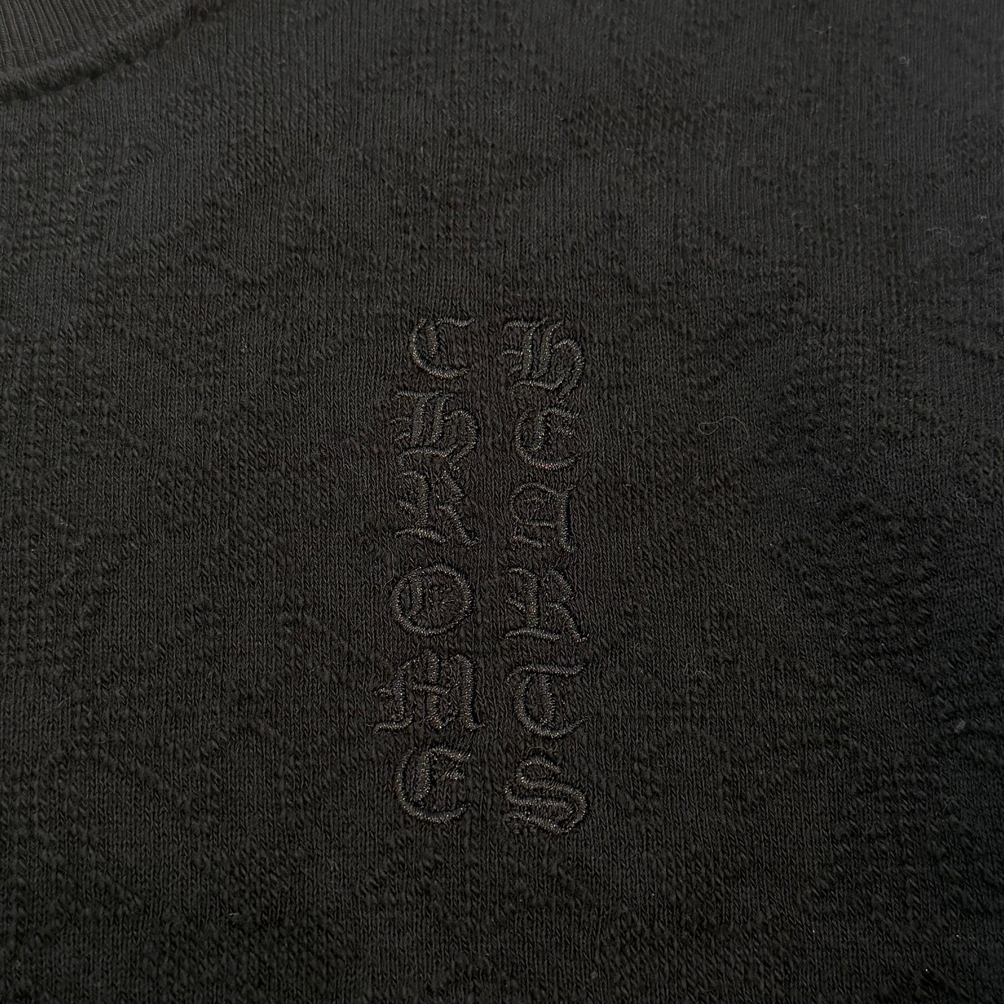 CHROME HEARTS Y NOT Vertical Logo Cropped Sweat Shirt Size XS クロムハーツ ワイノット ヴァーティカルロゴ クロップド スウェットシャツ Tシャツ サイズXS