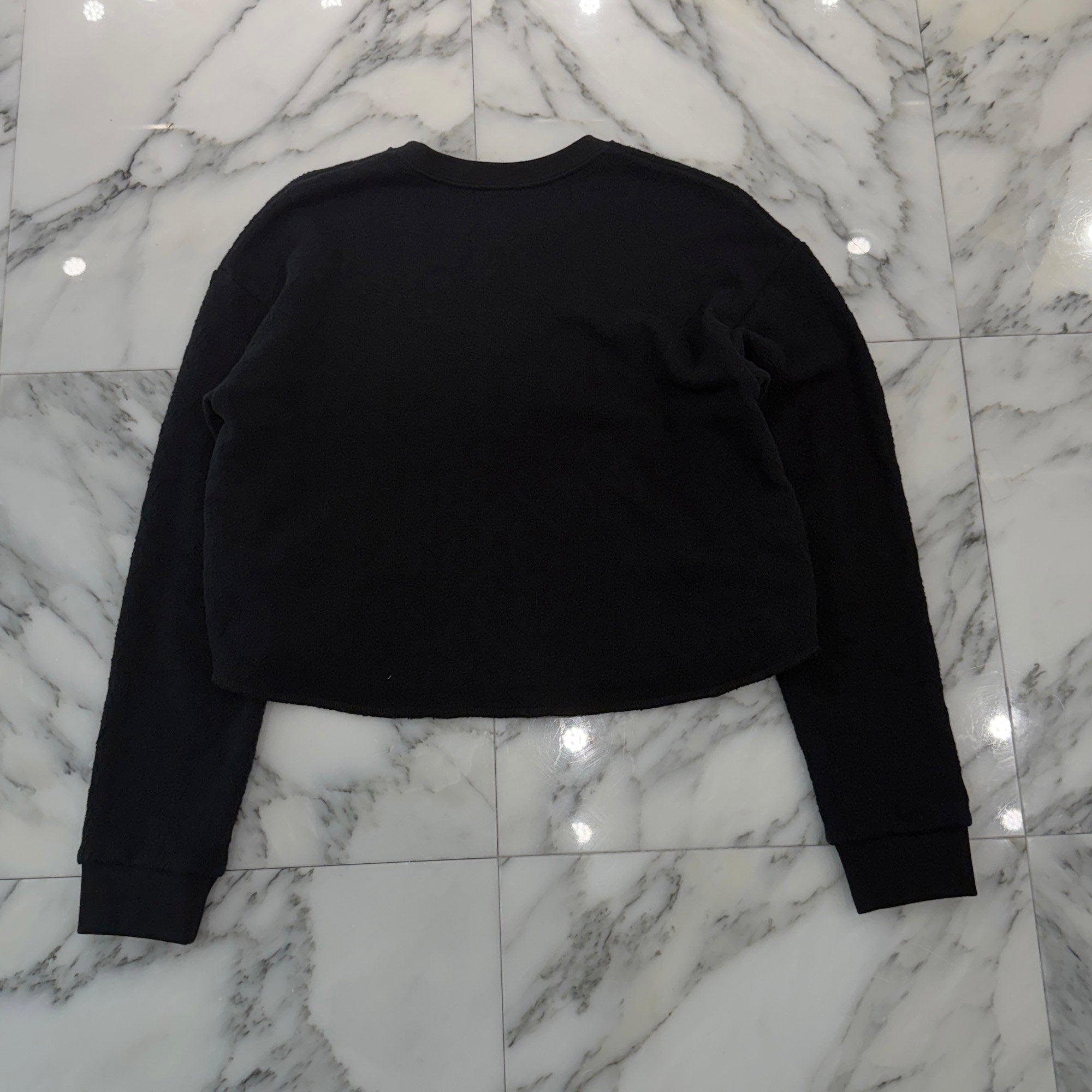CHROME HEARTS Y NOT Vertical Logo Cropped Sweat Shirt Size XS クロムハーツ ワイノット ヴァーティカルロゴ クロップド スウェットシャツ Tシャツ サイズXS