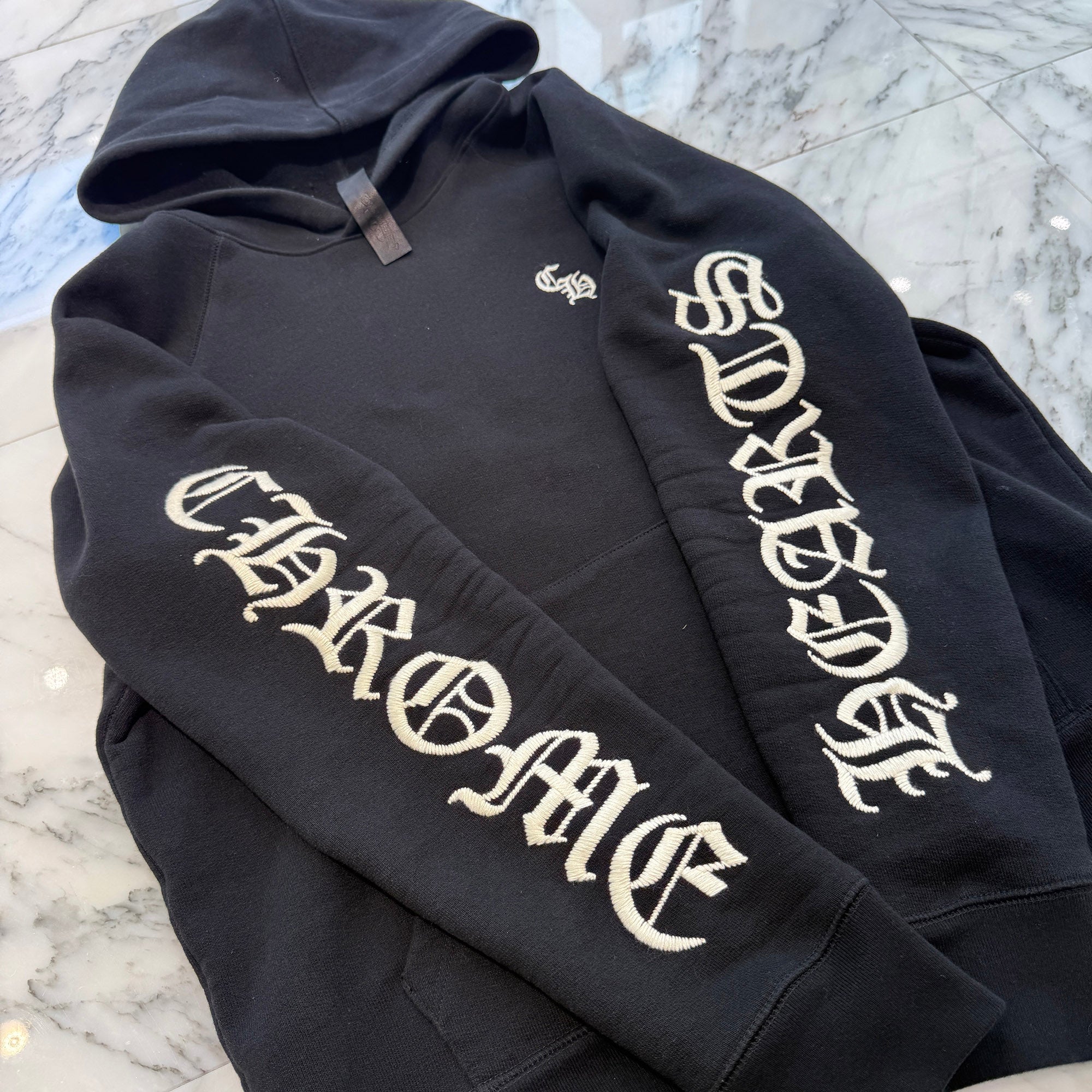 CHROME HEARTS Y NOT SLO RIDE Pullover Hoodie Size S クロムハーツ ワイノット スローライド プルオーバーフーディ パーカー サイズS