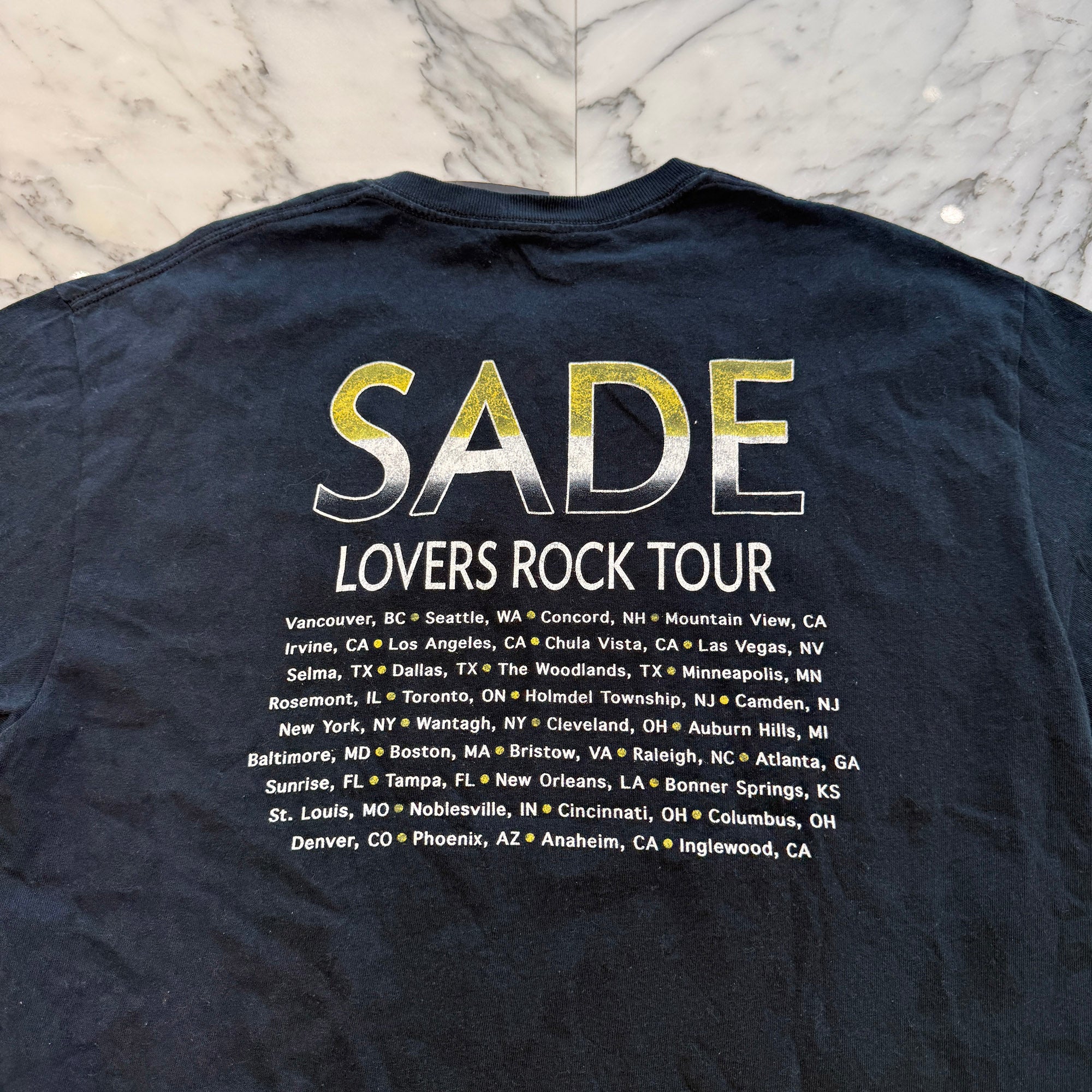 Vintage 00's Sade "Lovers Rock Tour 2001" Bravado S/S Tee Size L ヴィンテージ 00's シャーデー "ラヴァース・ロック ツアー 2001" ブラバド社製 Tシャツ サイズL
