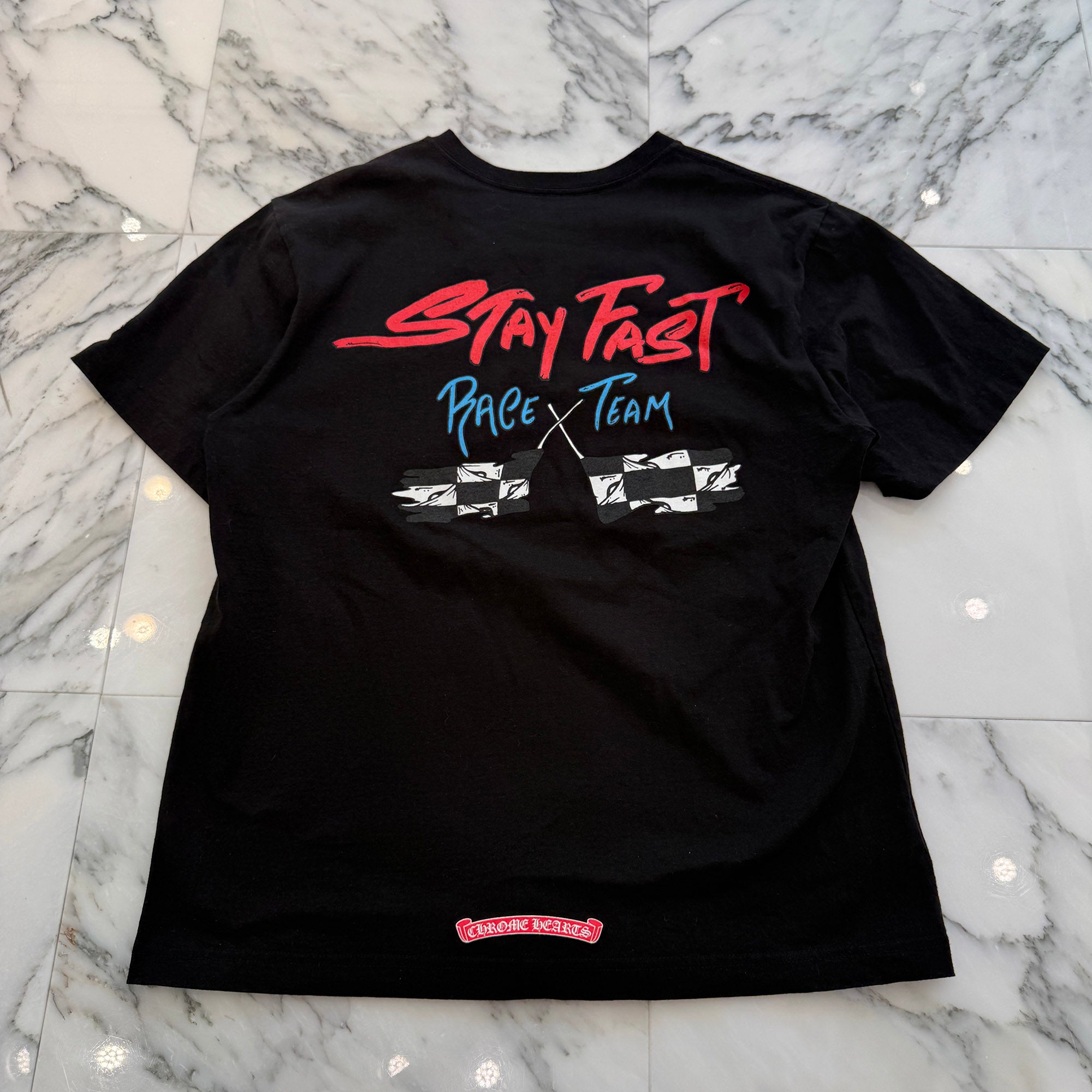 CHROME HEARTS × MATTY BOY PPO STAY FAST RACE TEAM Tee Size L クロムハーツ × マッティボーイ ステイファスト レースチーム Tシャツ サイズL