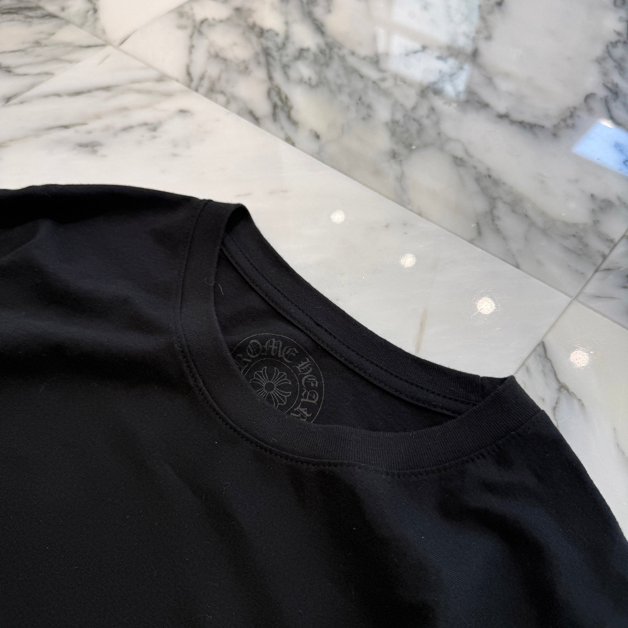 CHROME HEARTS King Taco 3 Cemetery Cross Print Long Sleeve Tee Size M クロムハーツ キングタコ 3 セメタリークロス プリント ロングスリーブ Tシャツ サイズM