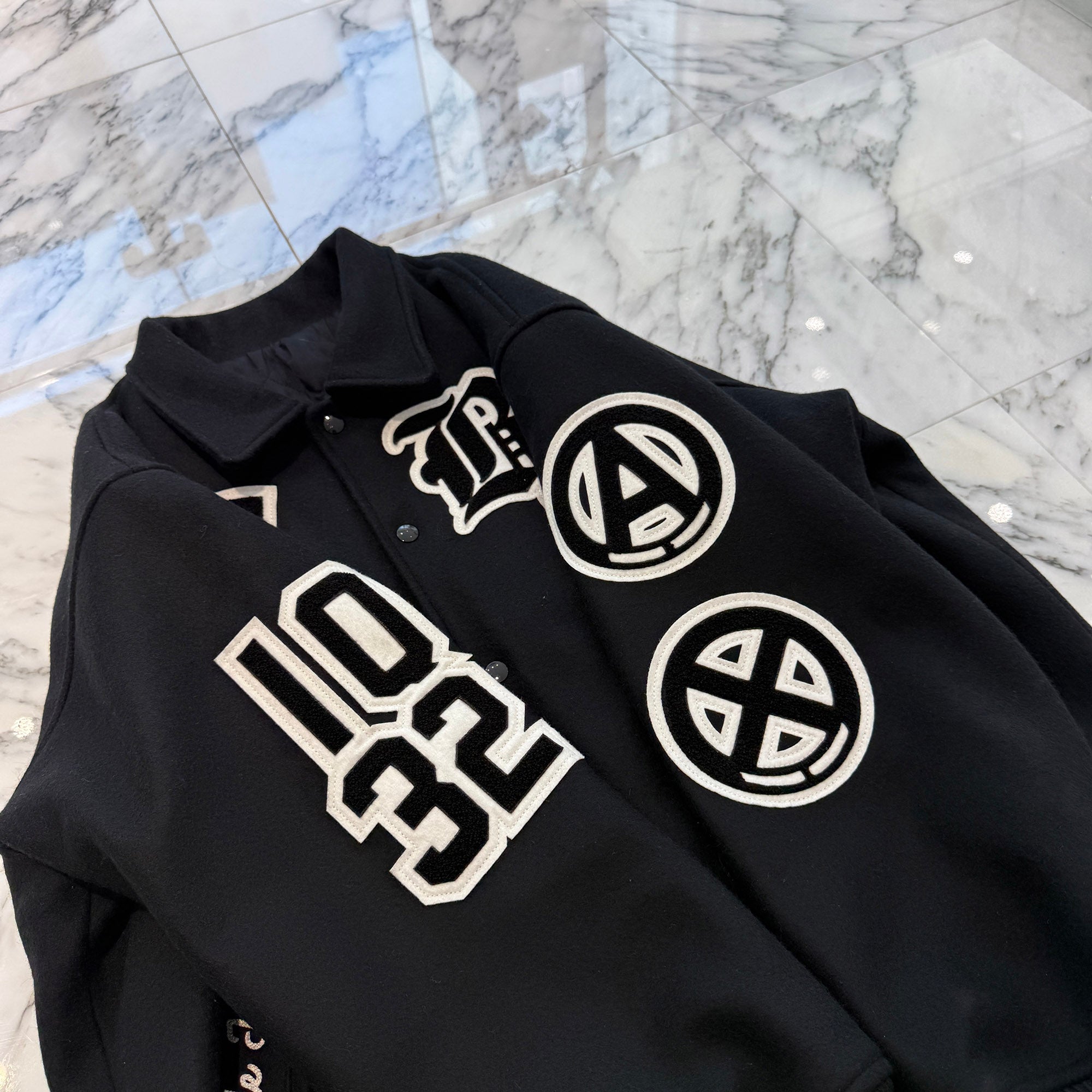 SAINT Mxxxxxx × BOUNTY HUNTER 2026SS SNT HUNTER Varsity Jacket SM-MK8-0000-C34 Size XXL セントマイケル×バウンティーハンター セントハンター バーシティジャケット サイズXXL