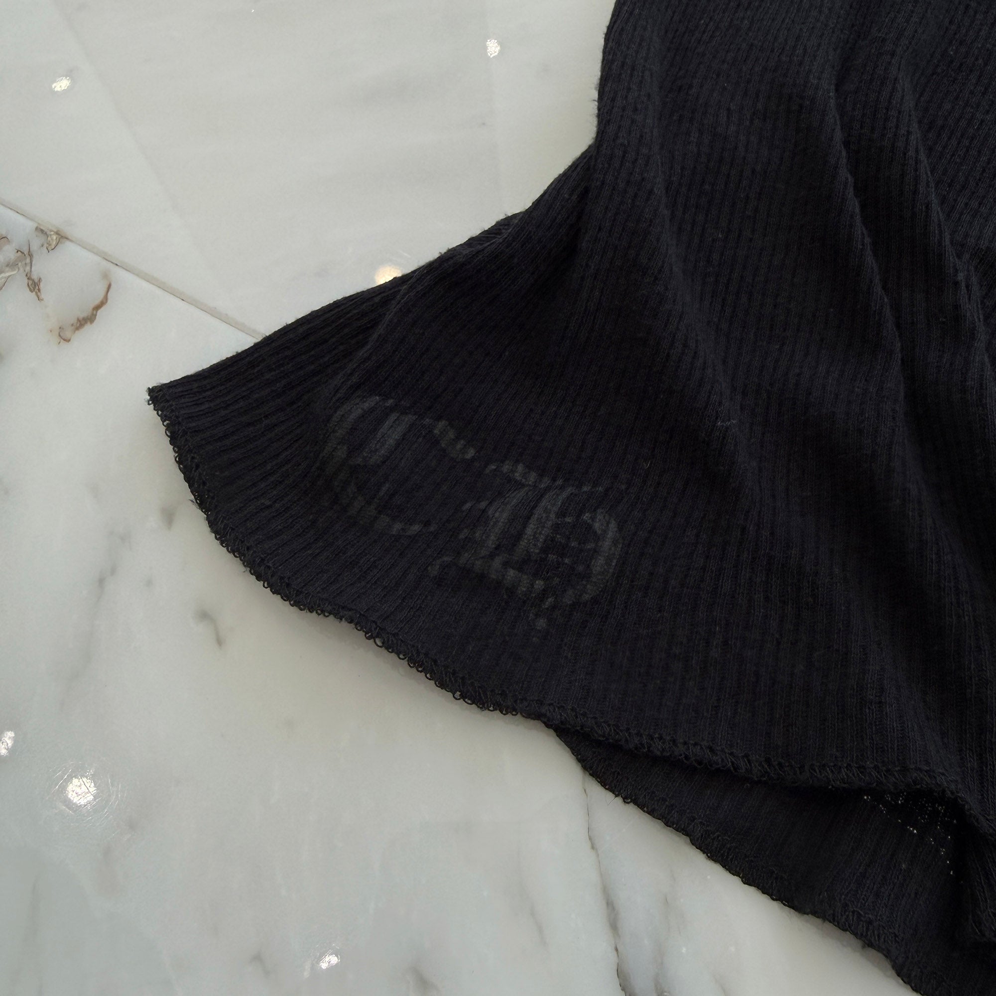 CHROME HEARTS Hairy Cross Rib Tank Top Size L クロムハーツ ヘイリークロス リブ タンクトップ サイズL