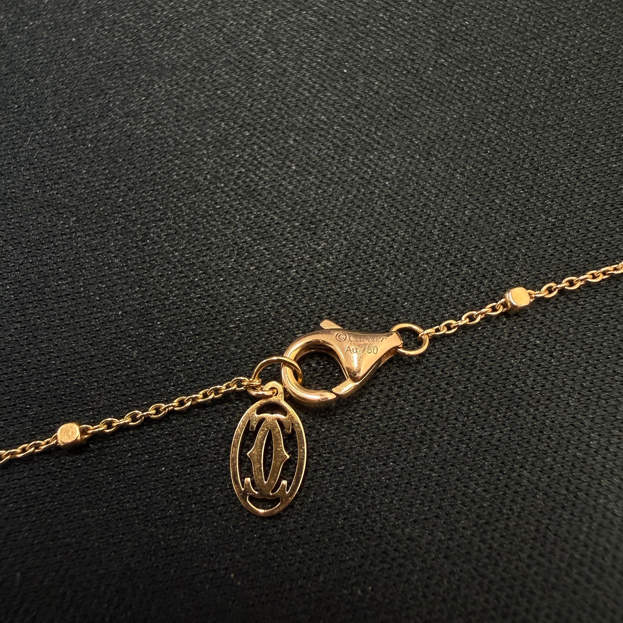Cartier Au750 YG Clash de Cartier Necklace Small Pave Diamond カルティエ Au750 イエローゴールド クラッシュ ドゥ カルティエ ネックレス スモール パヴェダイアモンド