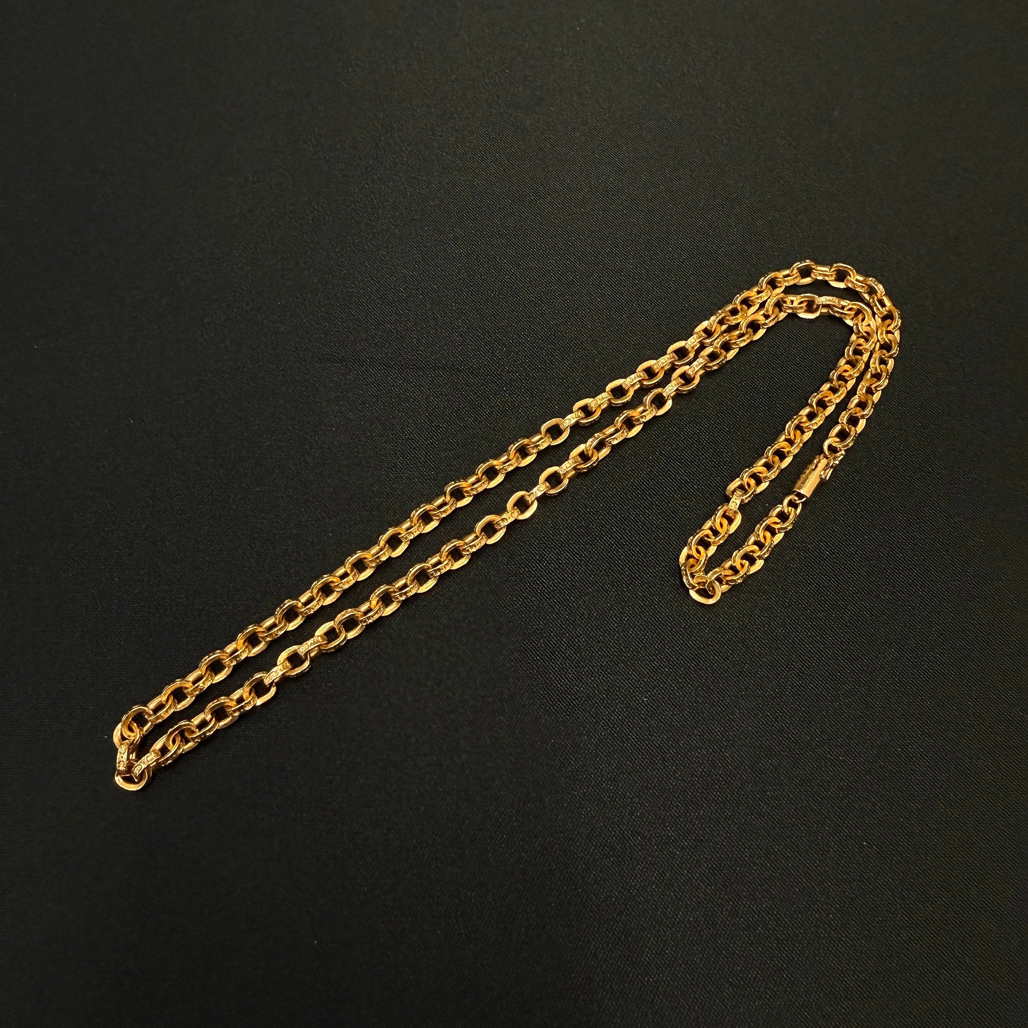 CHROME HEARTS 22K Paper Chain Size 20 Inch クロムハーツ 22K ペーパー チェーン サイズ20インチ