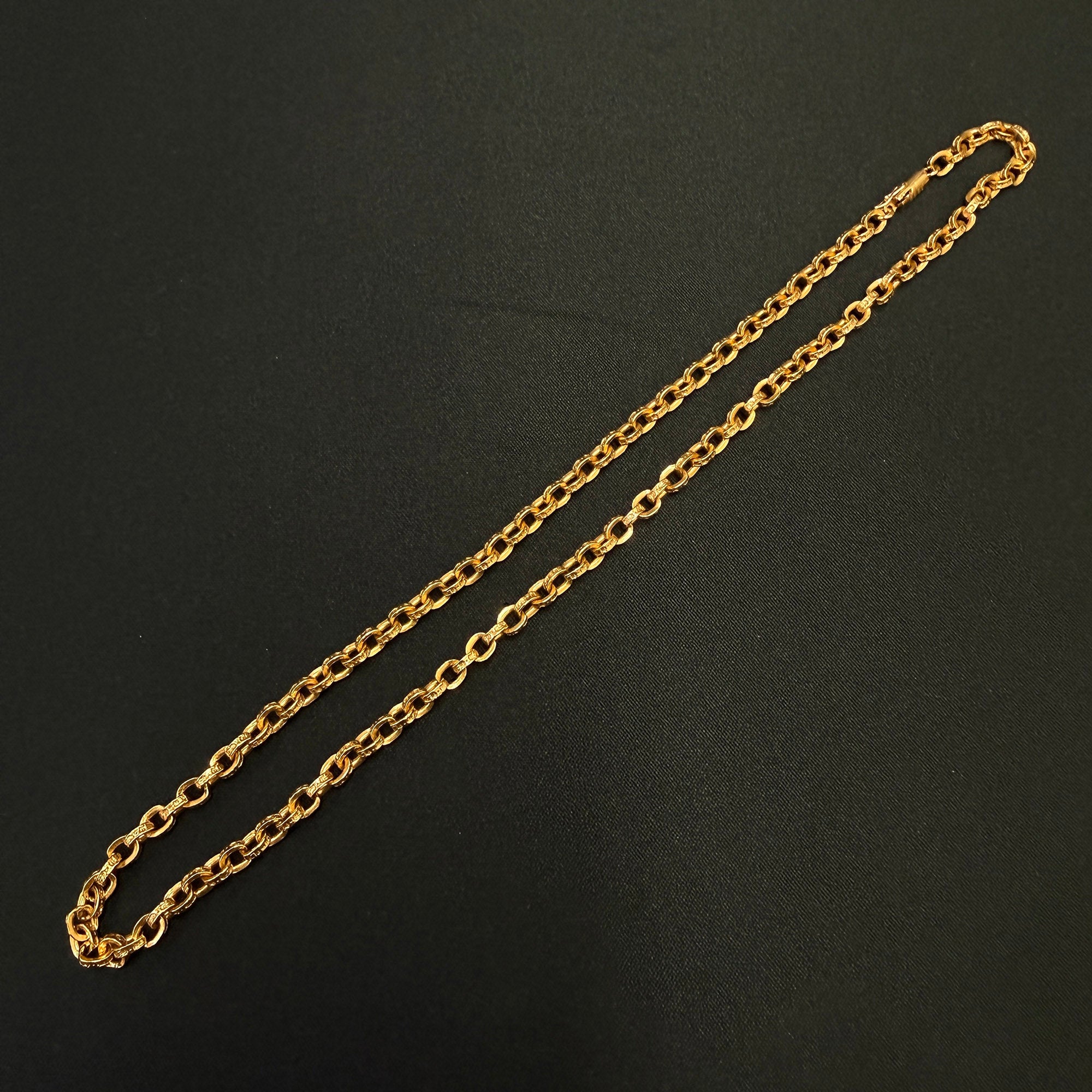 CHROME HEARTS 22K Paper Chain Size 20 Inch クロムハーツ 22K ペーパー チェーン サイズ20インチ