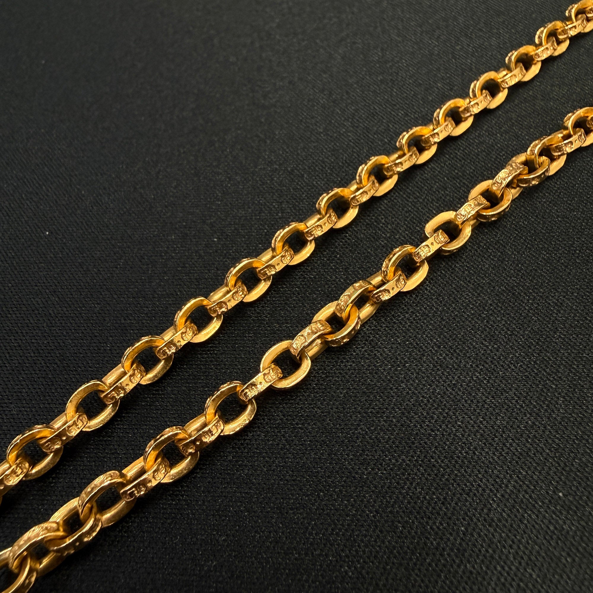 CHROME HEARTS 22K Paper Chain Size 20 Inch クロムハーツ 22K ペーパー チェーン サイズ20インチ