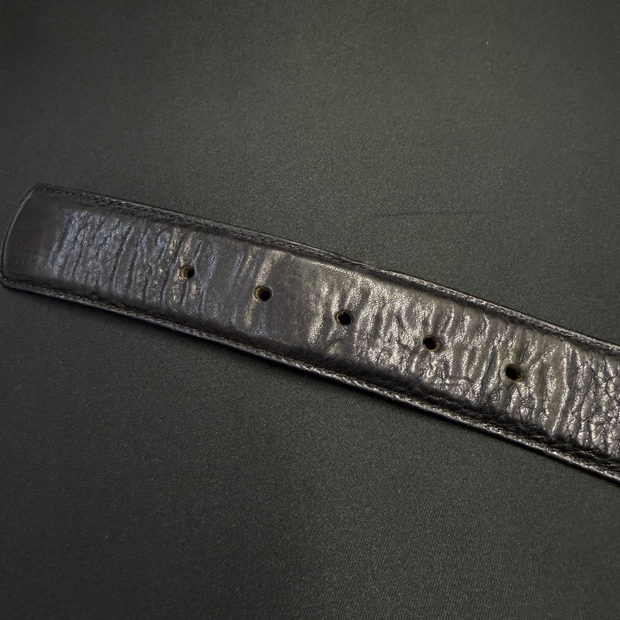 CHROME HEARTS Zero Pyramid Space Punk Studs Leather Belt Size 32 クロムハーツ ゼロピラミッドスペースパンクスタッズ レザーベルト サイズ32