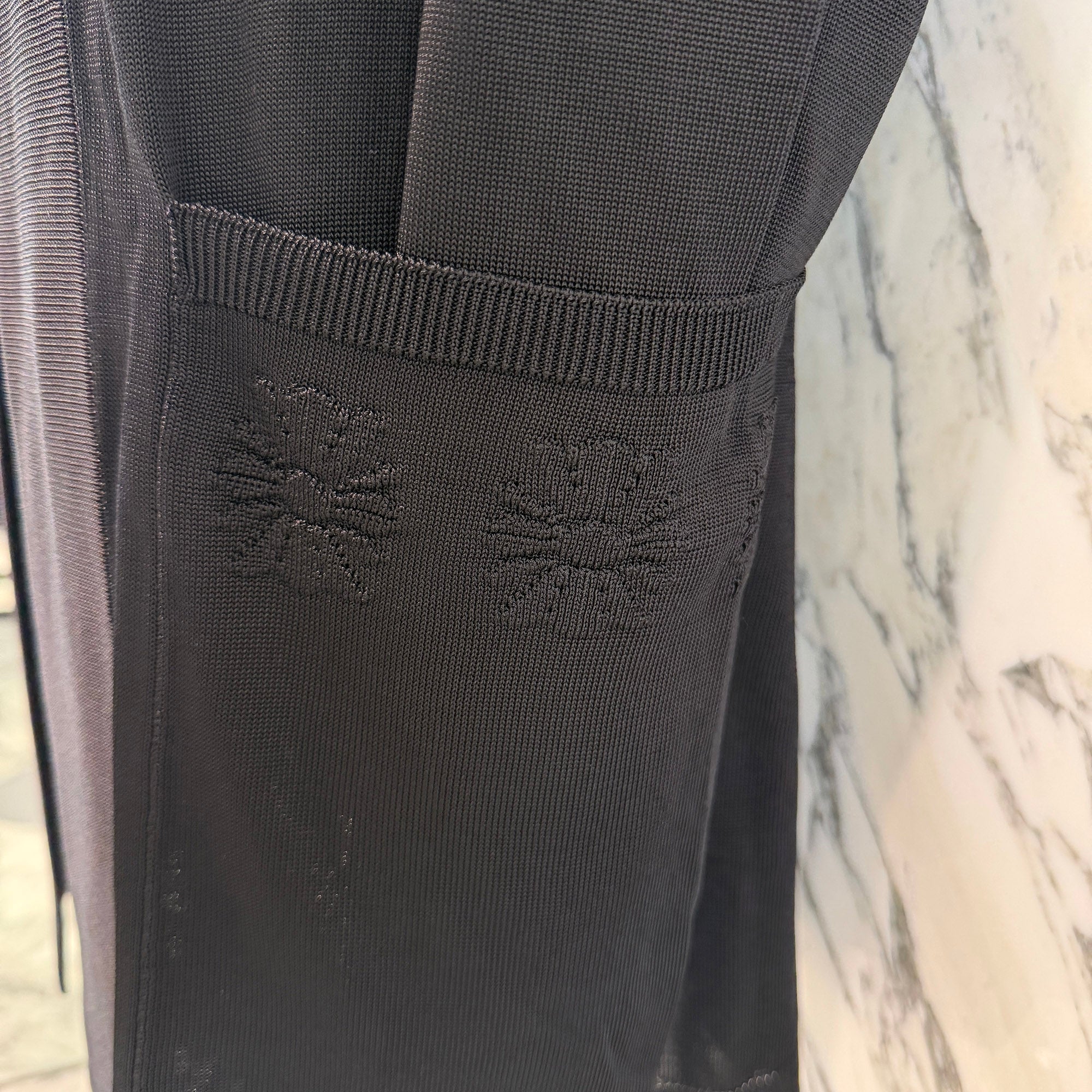 CHROME HEARTS Y NOT CH Plus Sheer Mesh Cardigan Size M クロムハーツ ワイノット CHプラス シアーメッシュカーディガン サイズM