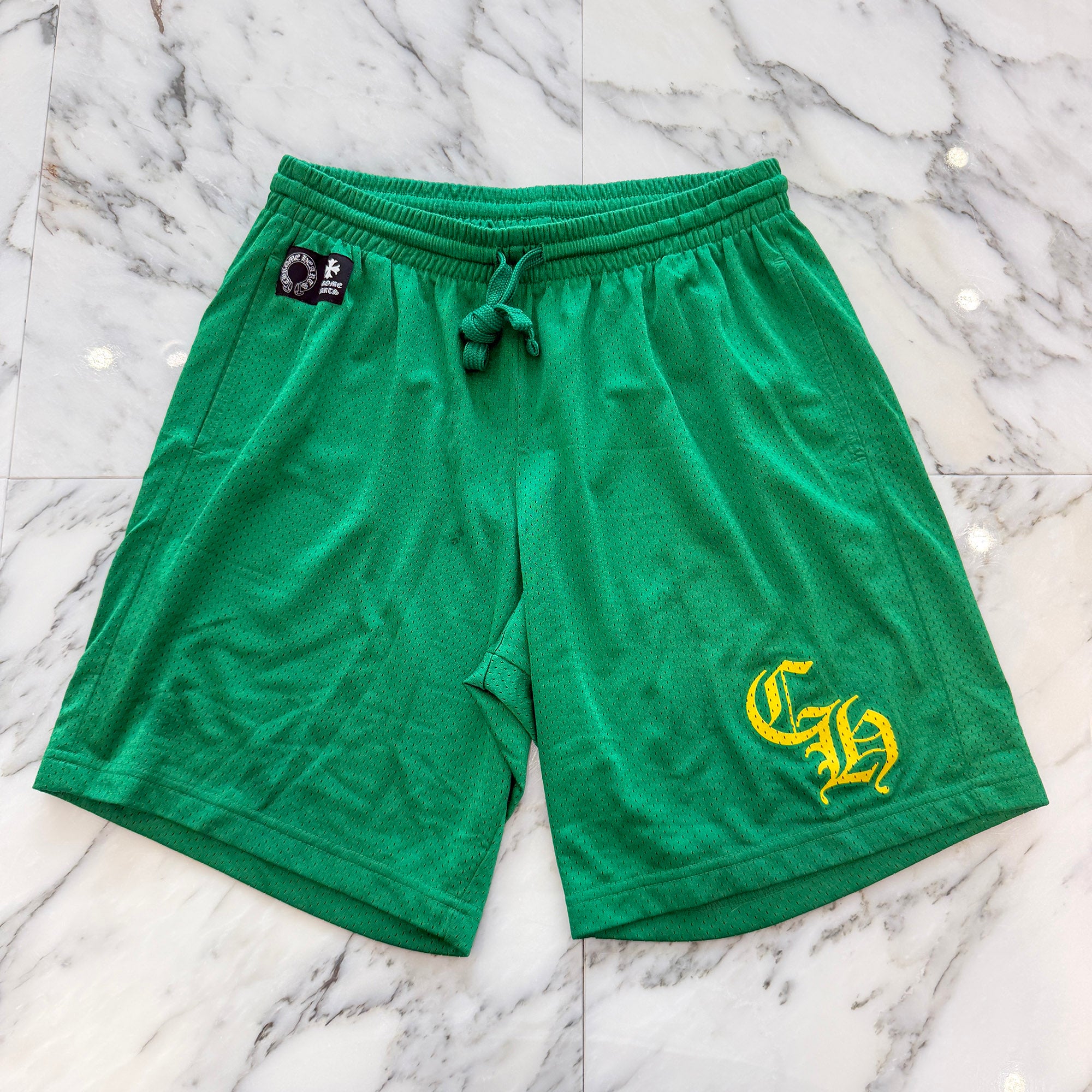 CHROME HEARTS Mesh Varsity Shorts Size L クロムハーツ メッシュ ヴァーシティー ショーツ サイズL