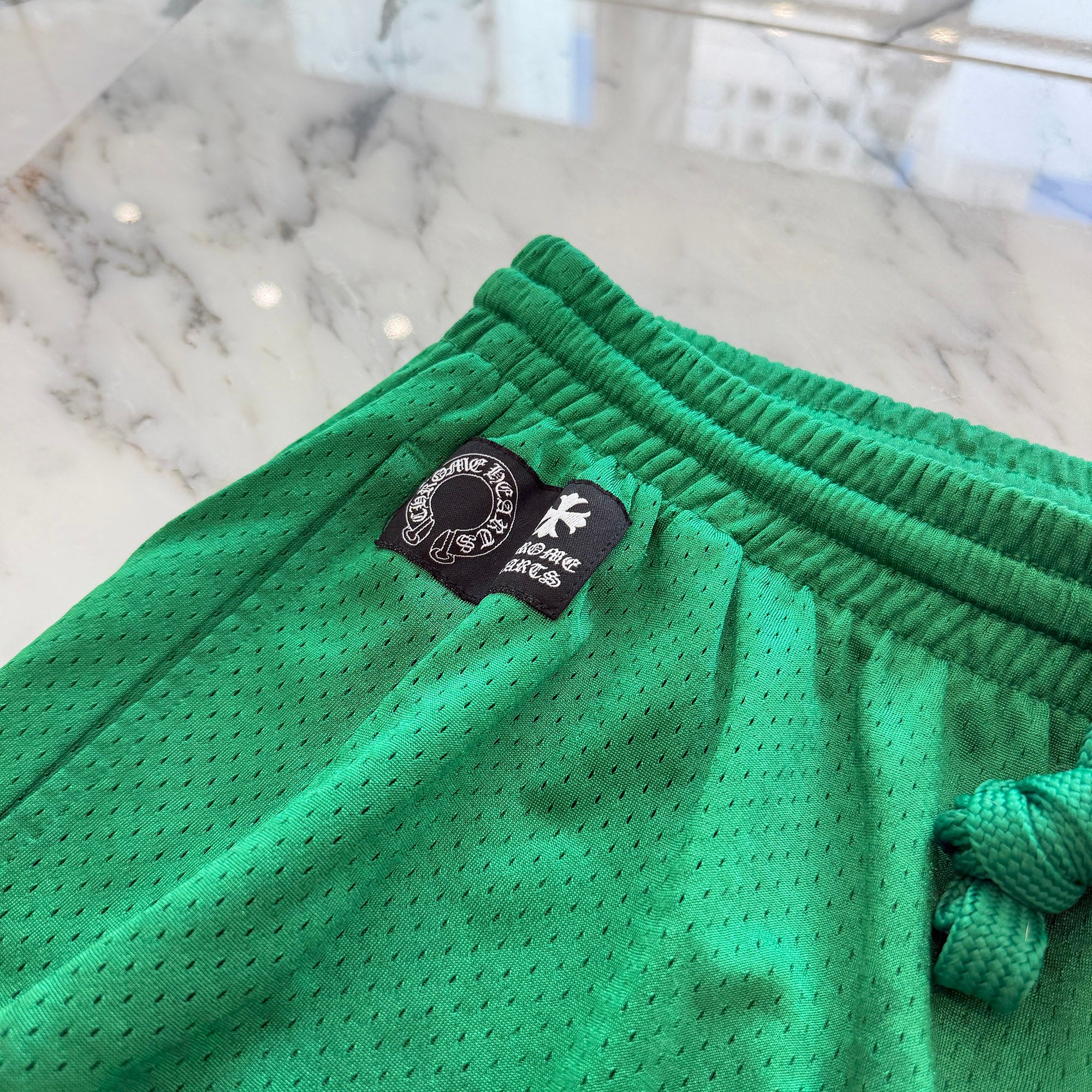 CHROME HEARTS Mesh Varsity Shorts Size L クロムハーツ メッシュ ヴァーシティー ショーツ サイズL