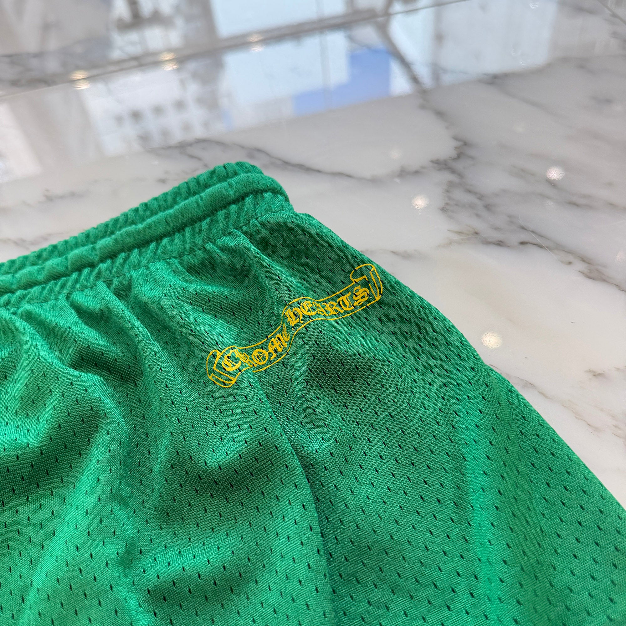 CHROME HEARTS Mesh Varsity Shorts Size L クロムハーツ メッシュ ヴァーシティー ショーツ サイズL