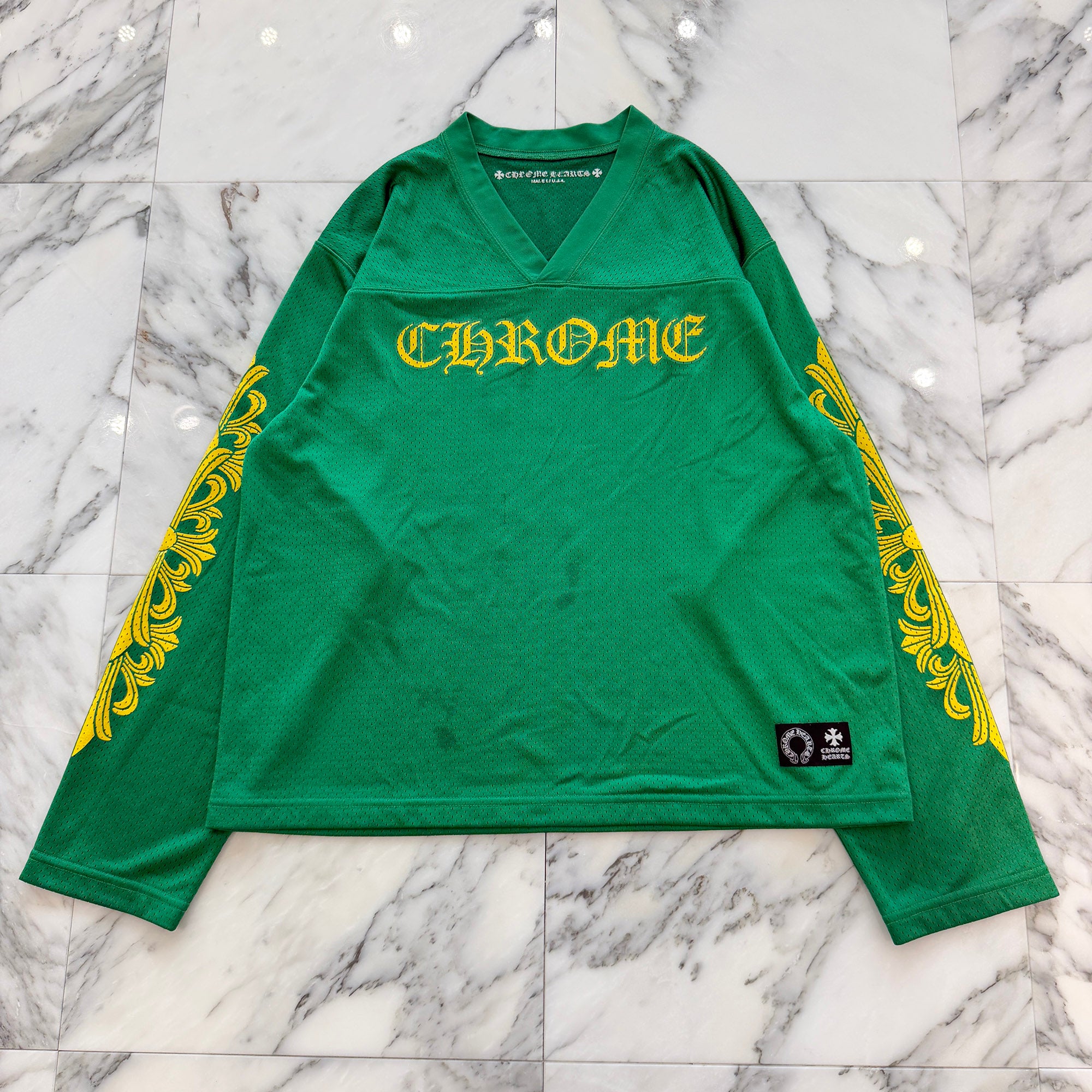 CHROME HEARTS Mesh Warm Up Jersey Size M クロムハーツ メッシュウォームアップジャージー サイズM