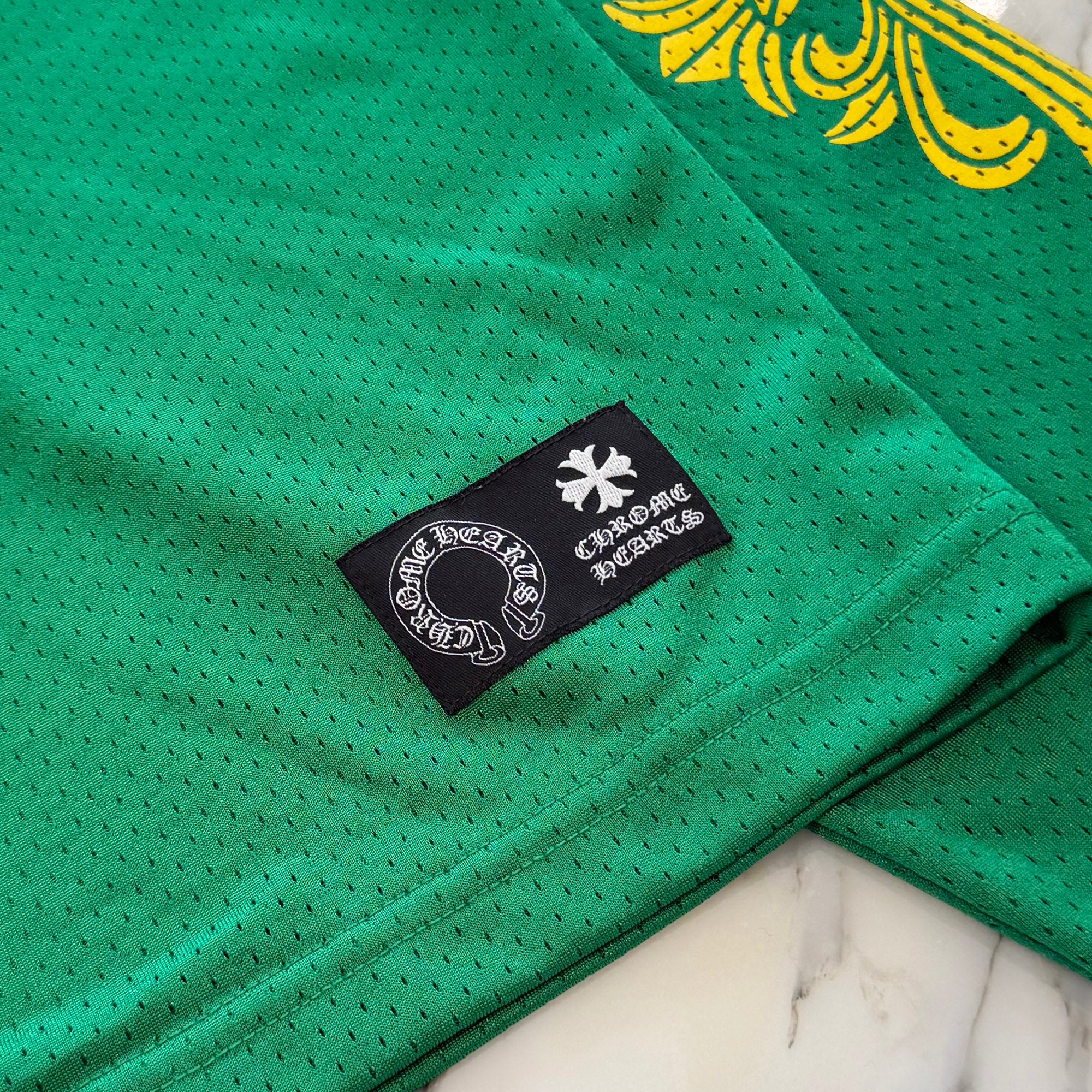 CHROME HEARTS Mesh Warm Up Jersey Size M クロムハーツ メッシュウォームアップジャージー サイズM