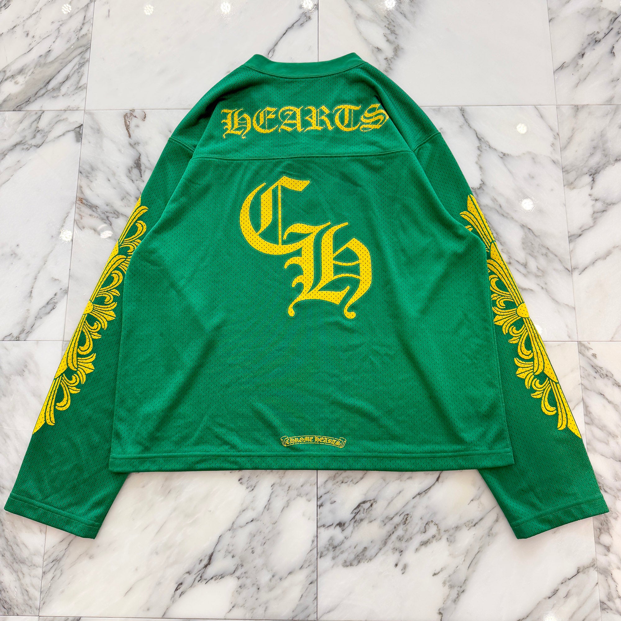 CHROME HEARTS Mesh Warm Up Jersey Size M クロムハーツ メッシュウォームアップジャージー サイズM