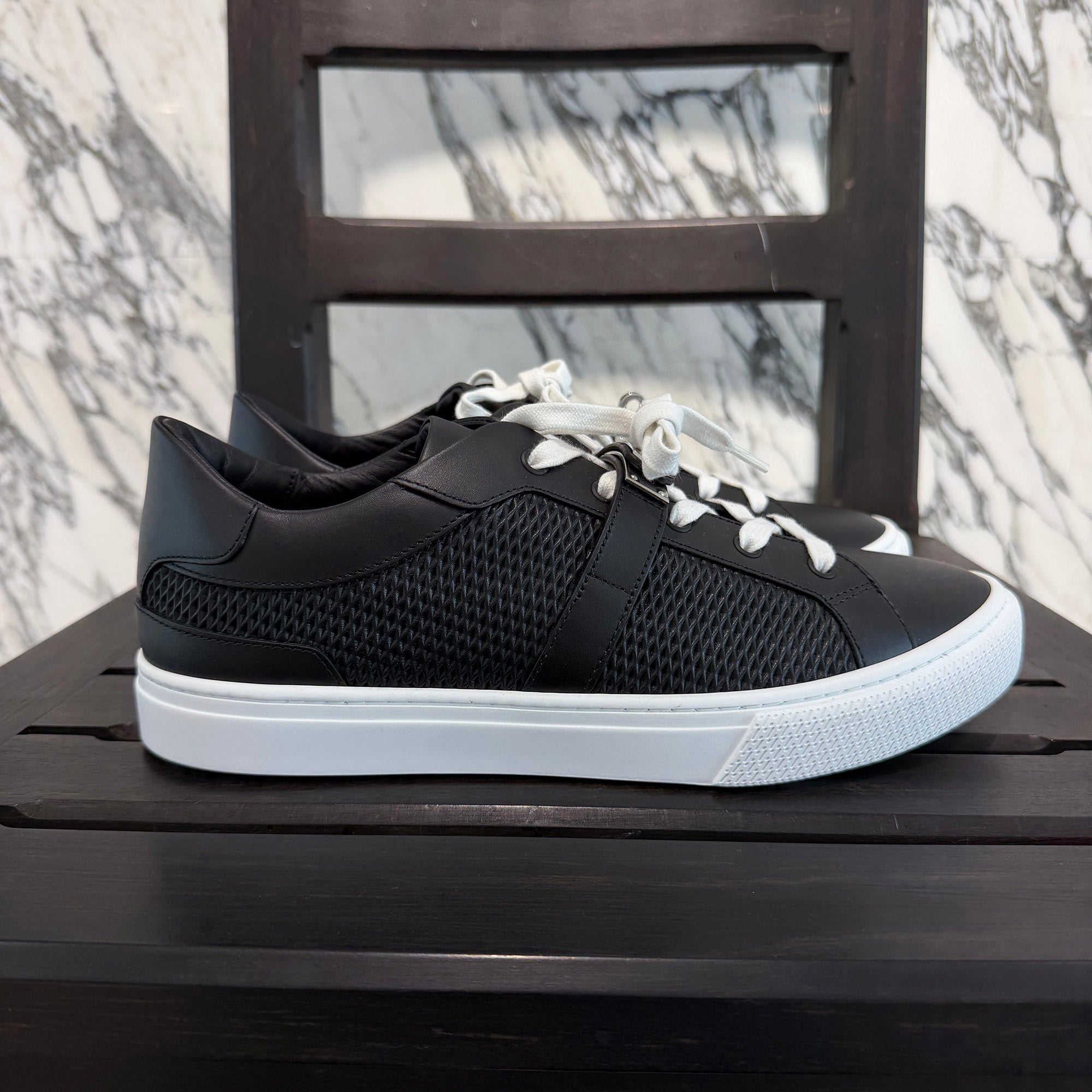 HERMES Sneakers "DAY" H262855ZH01390 Size 42.5 (約27.0cm～27.5cm) エルメス スニーカー "デイ" ノワール サイズ42.5 (約27.0cm～27.5cm)