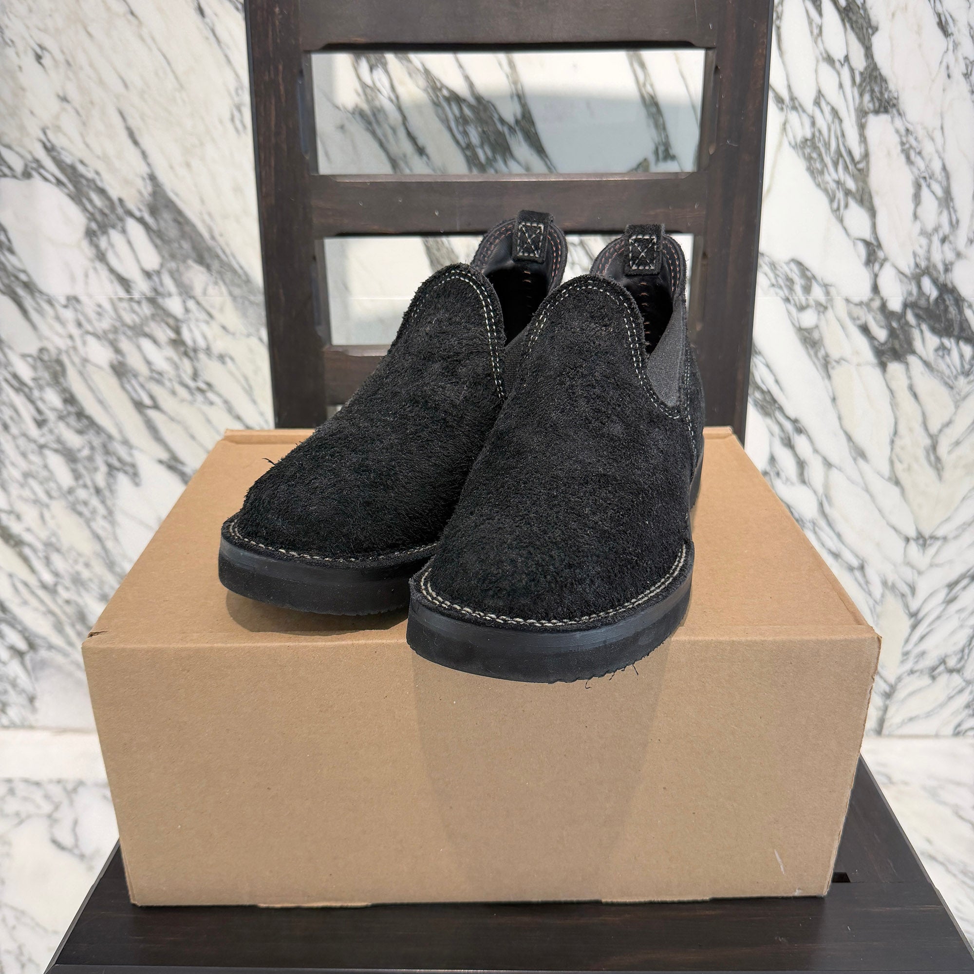 WESCO Custom ROMEO Black Rough Out / Vibram #2021 Sole Boots BKLE100LL2021BK Size 8 1/2E (約26.5cm) ウエスコ カスタム ロメオ ブラック・ラフアウト/ビブラム #2021 ソール ブーツ サイズ8 1/2E (約26.5cm)