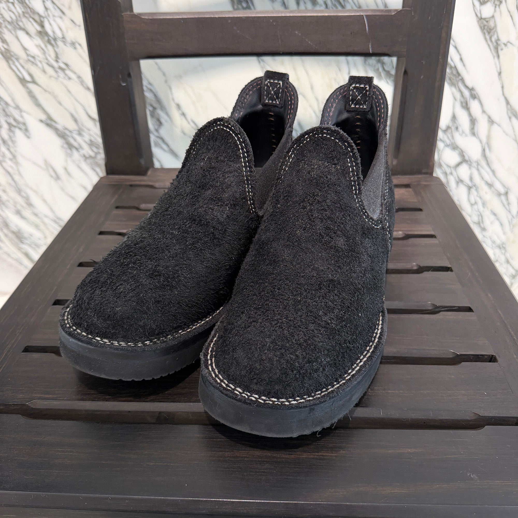WESCO Custom ROMEO Black Rough Out / Vibram #2021 Sole Boots BKLE100LL2021BK Size 8 1/2E (約26.5cm) ウエスコ カスタム ロメオ ブラック・ラフアウト/ビブラム #2021 ソール ブーツ サイズ8 1/2E (約26.5cm)