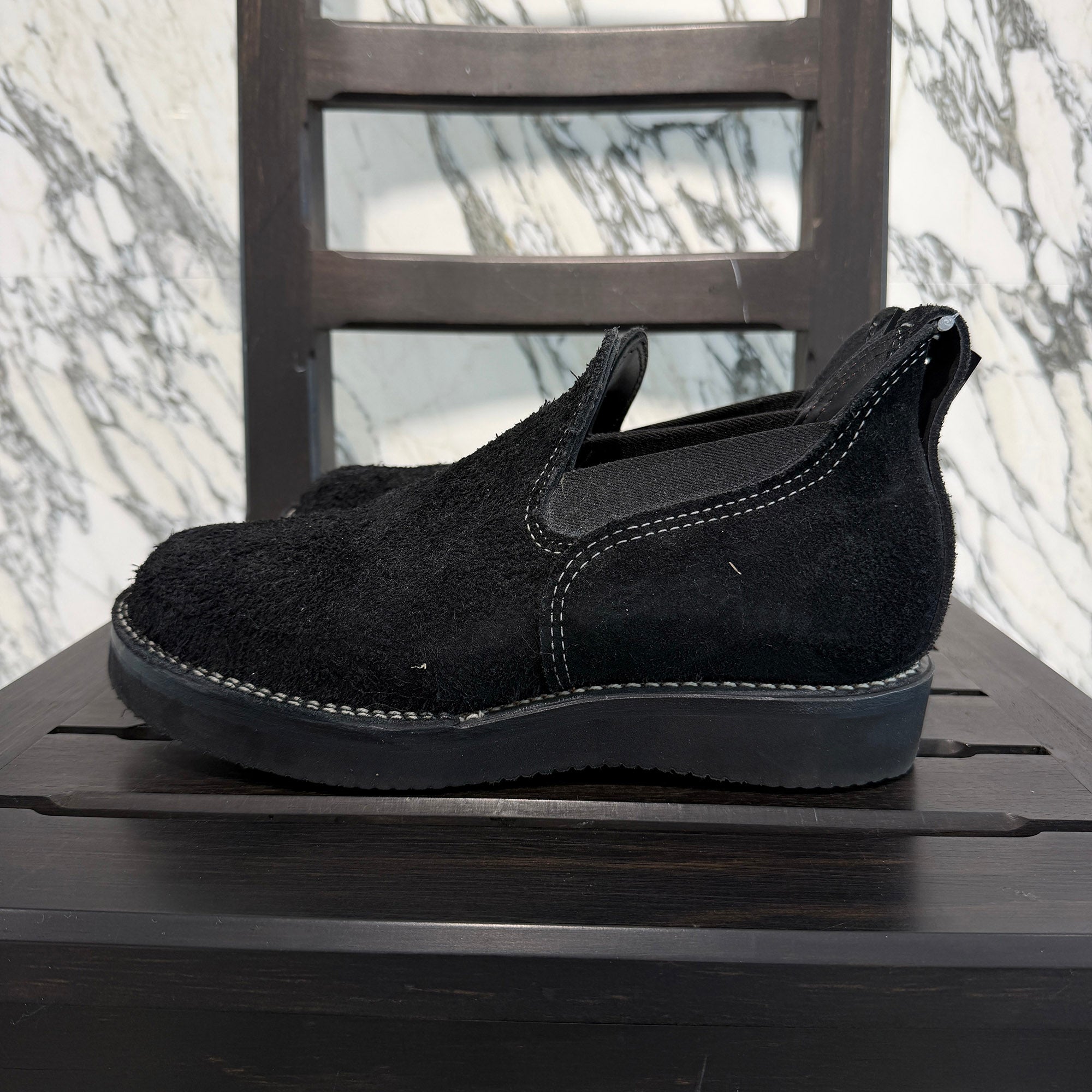 WESCO Custom ROMEO Black Rough Out / Vibram #2021 Sole Boots BKLE100LL2021BK Size 8 1/2E (約26.5cm) ウエスコ カスタム ロメオ ブラック・ラフアウト/ビブラム #2021 ソール ブーツ サイズ8 1/2E (約26.5cm)
