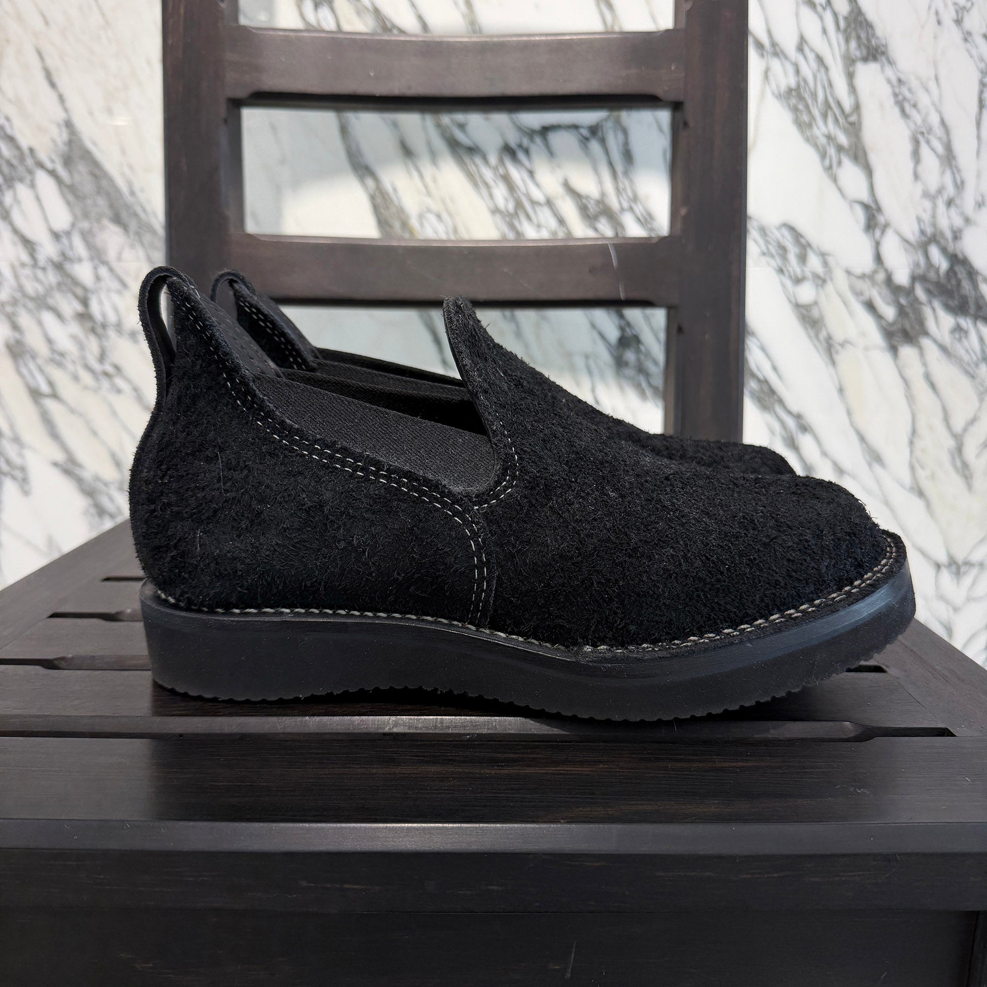 WESCO Custom ROMEO Black Rough Out / Vibram #2021 Sole Boots BKLE100LL2021BK Size 8 1/2E (約26.5cm) ウエスコ カスタム ロメオ ブラック・ラフアウト/ビブラム #2021 ソール ブーツ サイズ8 1/2E (約26.5cm)