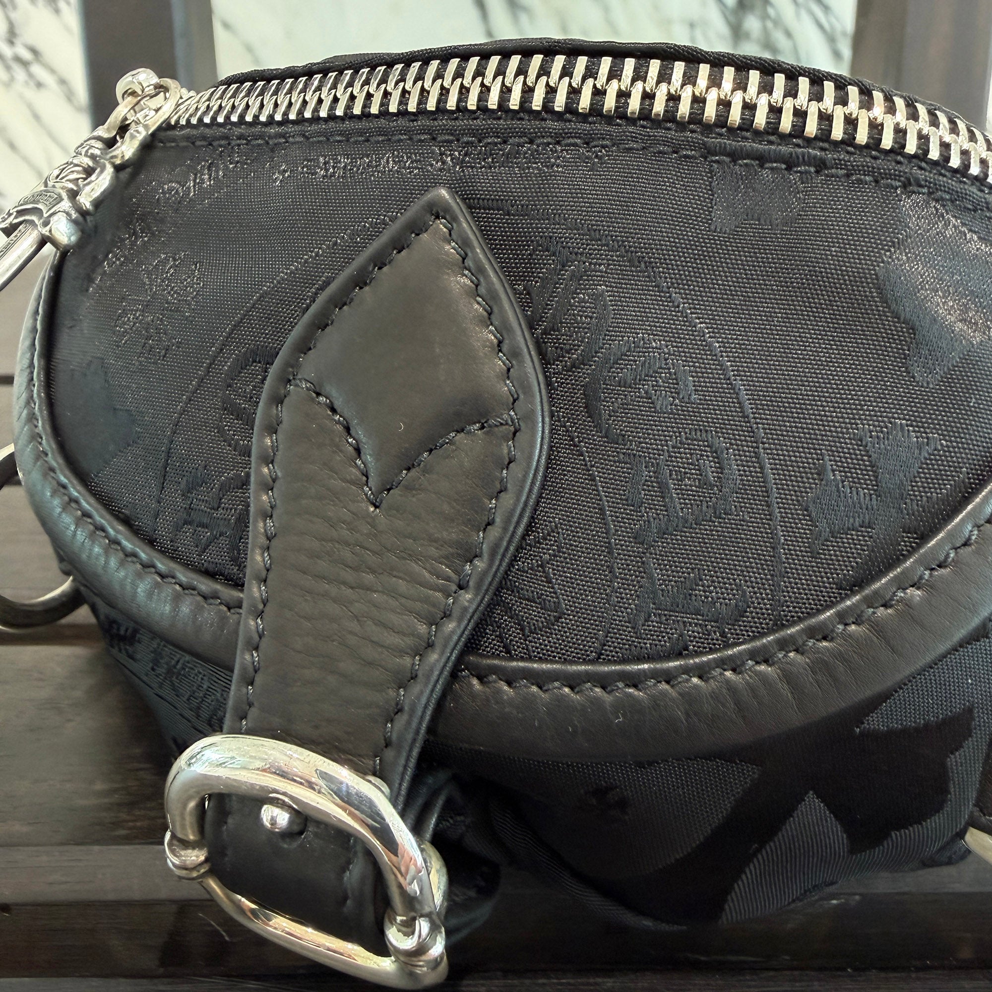 CHROME HEARTS Stencil Nylon SNAT PACK Shoulder Bag Mini クロムハーツ ステンシル ナイロン スナットパック ショルダーバッグ ミニ
