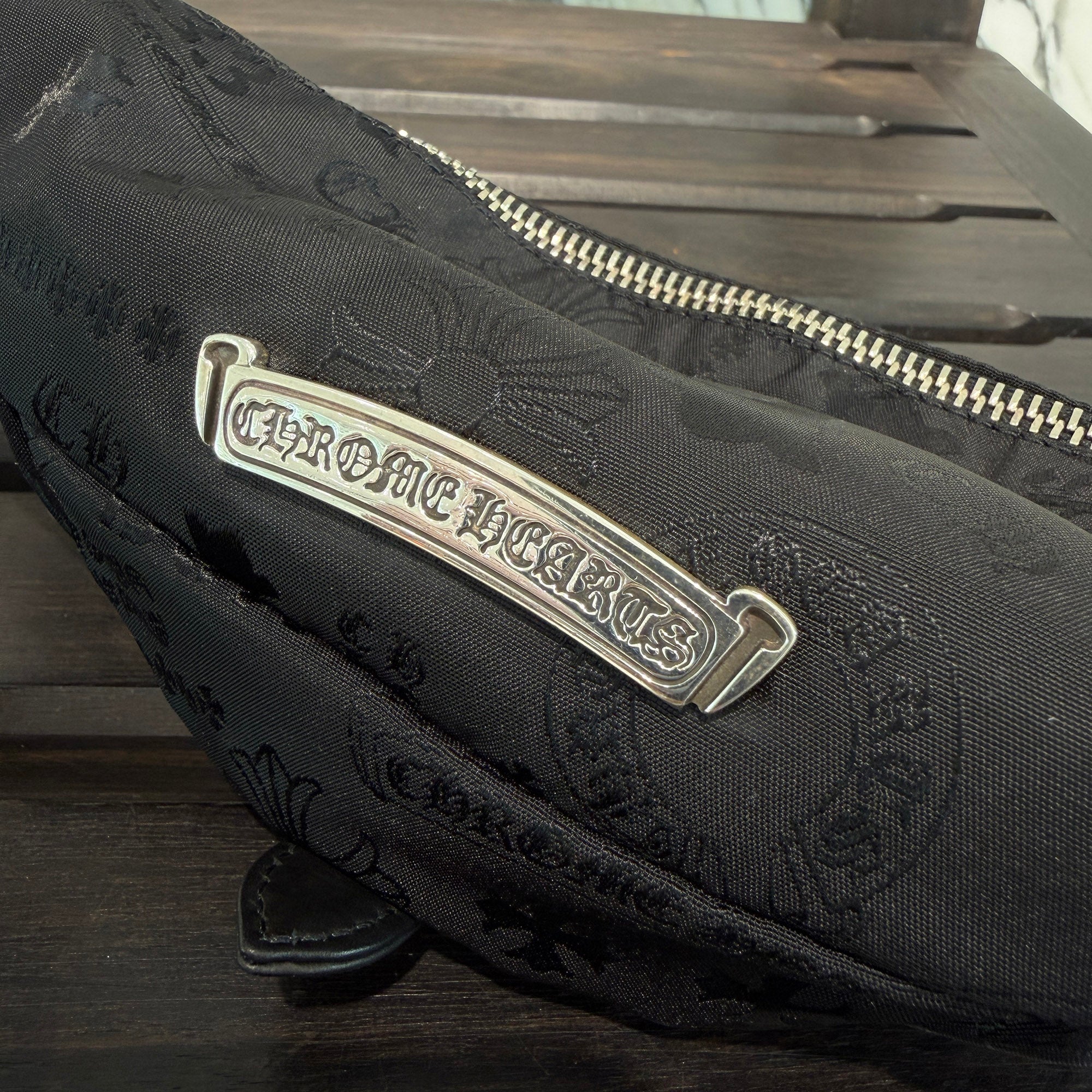 CHROME HEARTS Stencil Nylon SNAT PACK Shoulder Bag Mini クロムハーツ ステンシル ナイロン スナットパック ショルダーバッグ ミニ