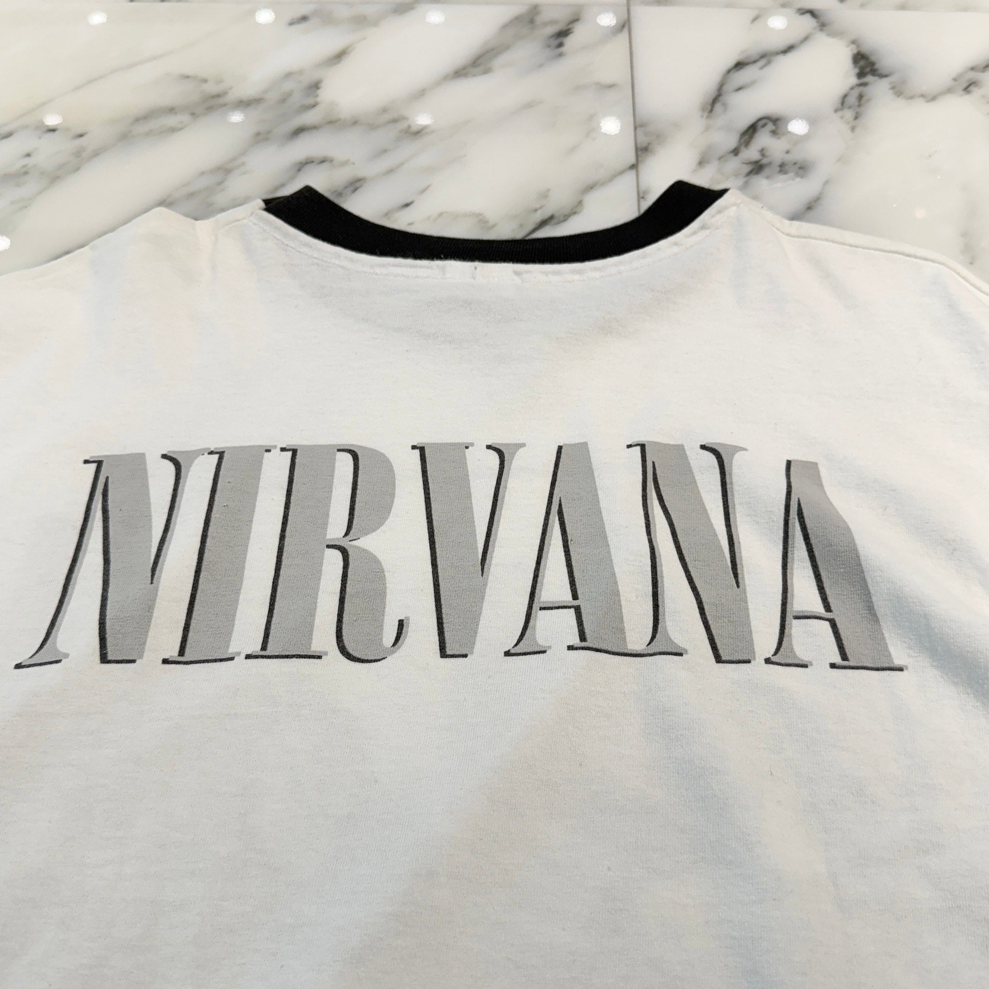 Vintage 90's NIRVANA "Member Photos" 1996 anvil S/S Ringer Tee Size XL ヴィンテージ 90's ニルヴァーナ "メンバーフォト" 1996 アンヴィル社製 リンガーTシャツ サイズXL
