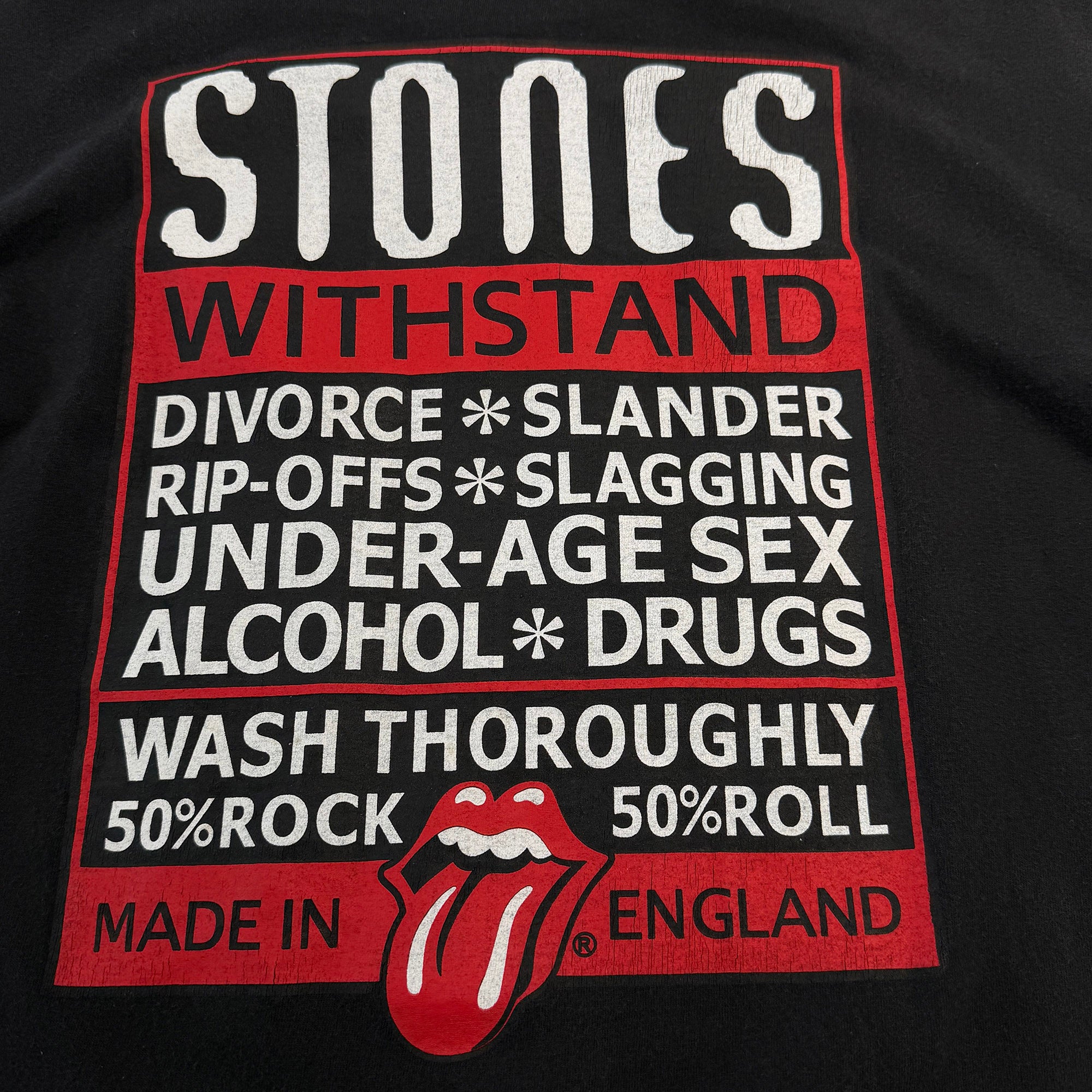 Vintage 00's The Rolling Stones "WITHSTAND" 2002 wall of fame S/S Tee ヴィンテージ 00's ローリング・ストーンズ "ウィズスタンド" 2002 ウォールオブフェイム社製 Tシャツ