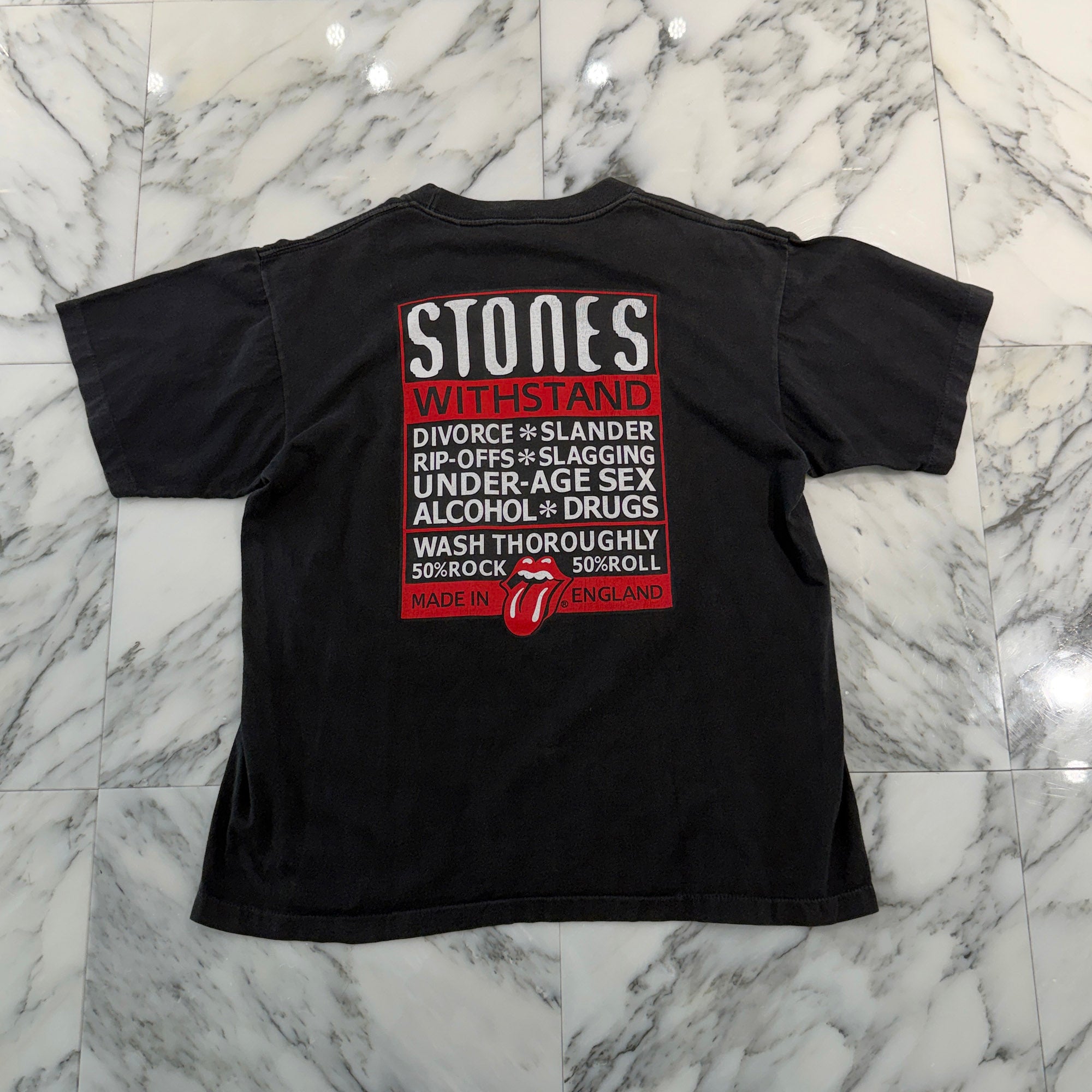 Vintage 00's The Rolling Stones "WITHSTAND" 2002 wall of fame S/S Tee ヴィンテージ 00's ローリング・ストーンズ "ウィズスタンド" 2002 ウォールオブフェイム社製 Tシャツ