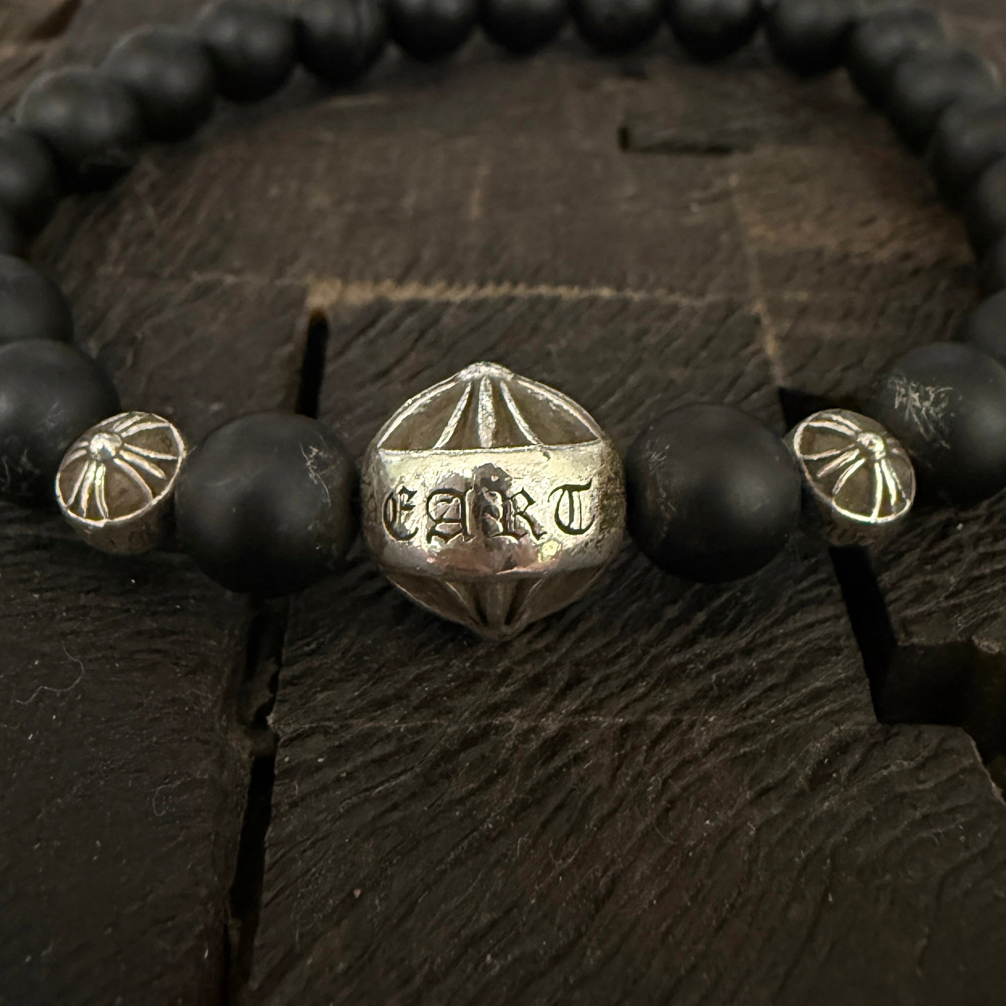 CHROME HEARTS CH Logo Ball Beads Bracelet Size 10mm クロムハーツ CHロゴボール ビーズブレスレット サイズ10mm