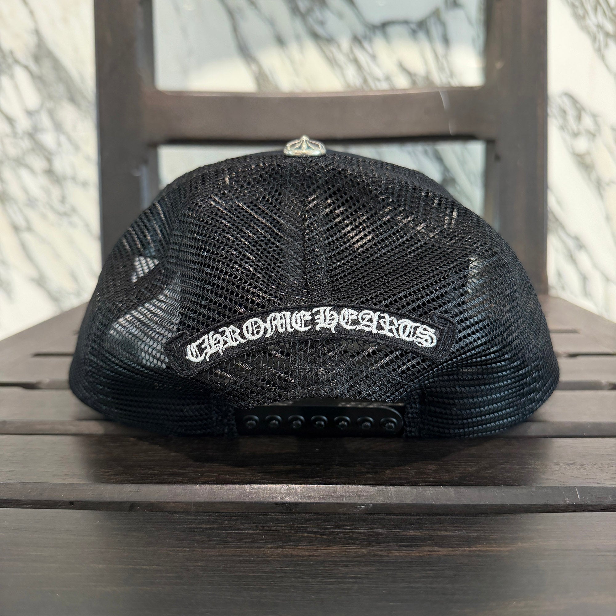 CHROME HEARTS Triple Cross Patch Trucker Cap ONE SIZE (51-61) クロムハーツ トリプルクロスパッチ トラッカーキャップ ONE SIZE (51-61)