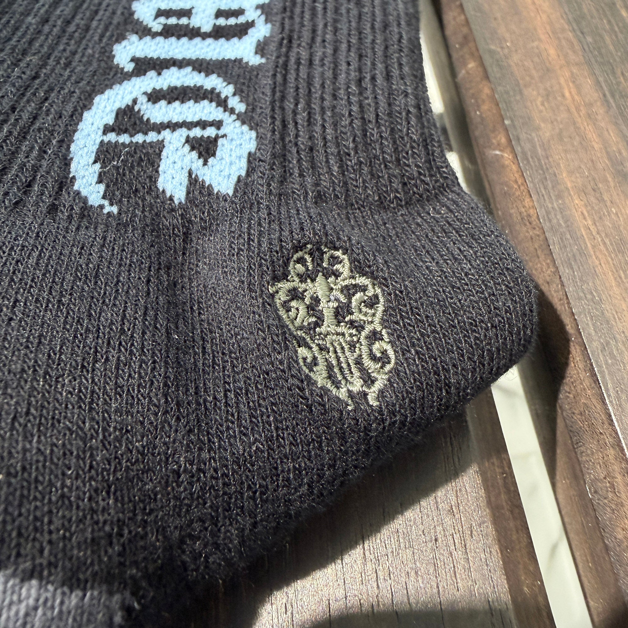 CHROME HEARTS Vine Dagger Embroidery Fuck You Socks ×3 Size M (JP25-27) クロムハーツ ヴァインダガー刺繍 ファックユーロゴ ソックス ×3 サイズM (JP25-27)