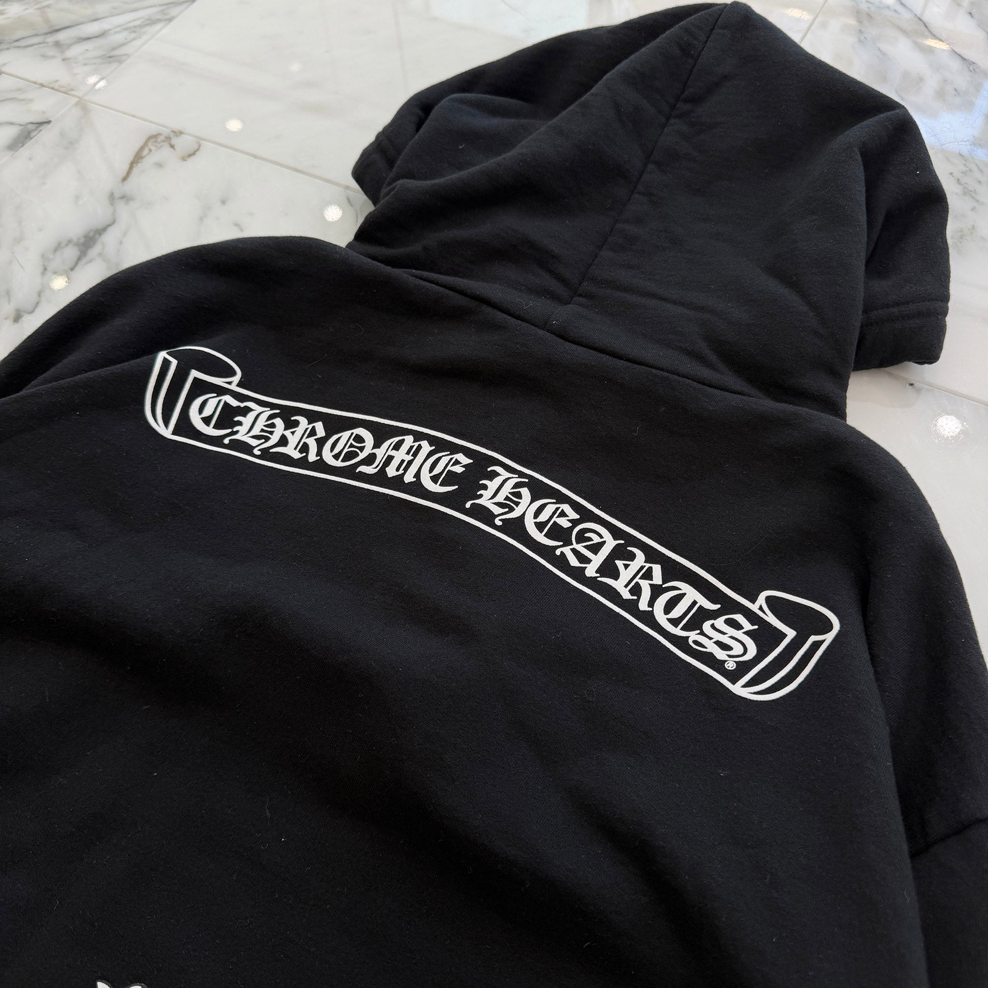 CHROME HEARTS 2021SS MLTCOL CEM CRS Pullover Hoodie Size L クロムハーツ マルチカラー セメタリークロス プルオーバー フーディ サイズL