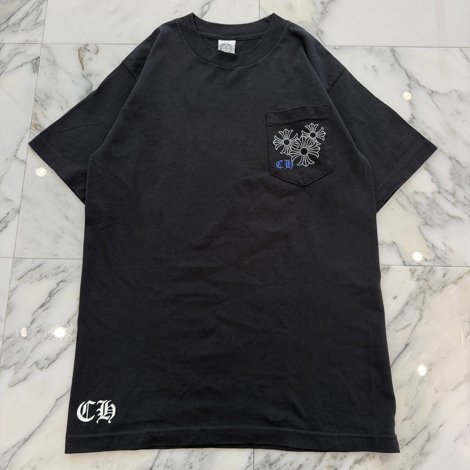 CHROME HEARTS Triple CH Plus Back Circle Print Tee Size M クロムハーツ トリプルCHプラス バックサークル プリントTシャツ サイズM
