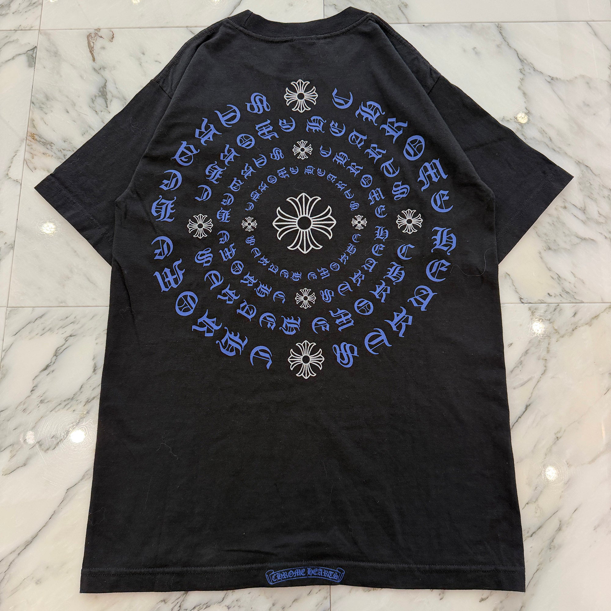 CHROME HEARTS Triple CH Plus Back Circle Print Tee Size M クロムハーツ トリプルCHプラス バックサークル プリントTシャツ サイズM