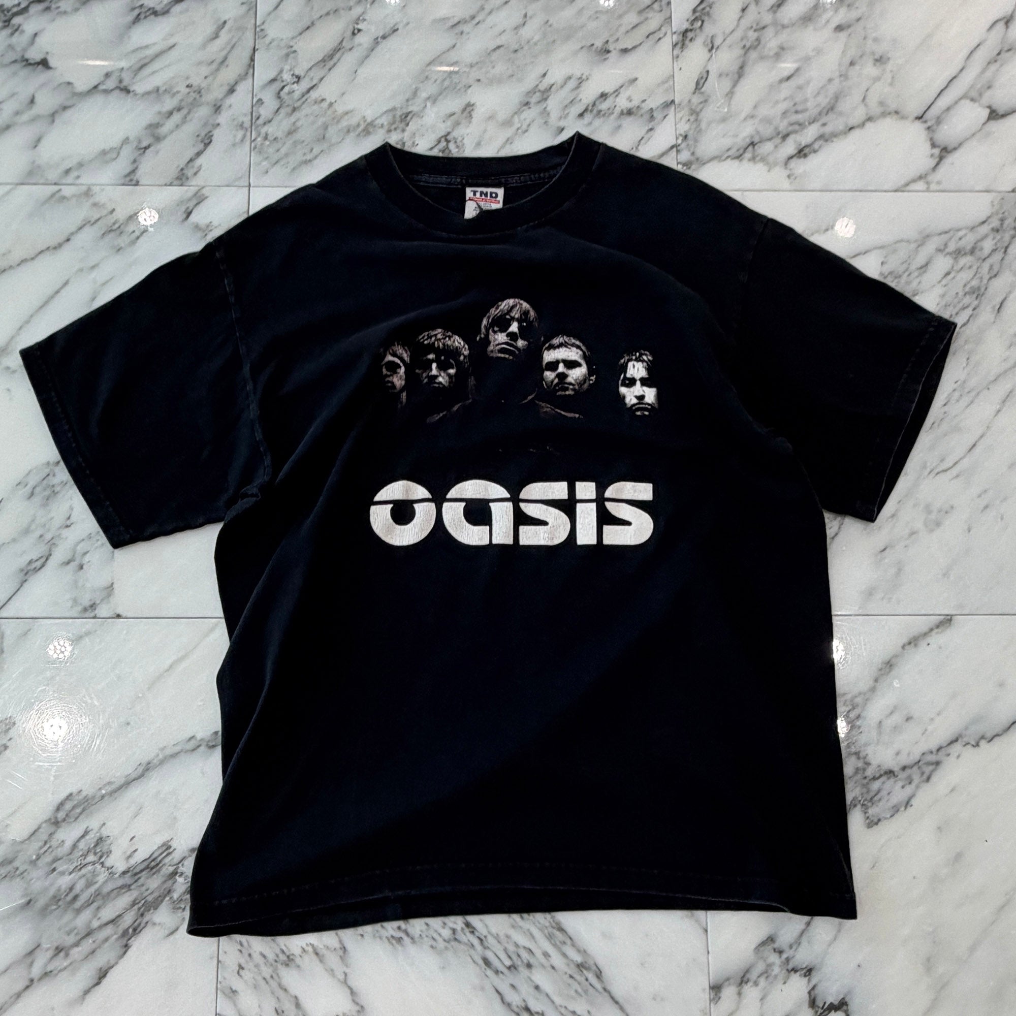 Vintage 00's Oasis "MEMBER PORTRAIT" TORNADO ACTIVEWEAR S/S Tee Size L ヴィンテージ 00's オアシス "メンバーポートレート" トルネード・アクティブウェア社製 Tシャツ サイズL