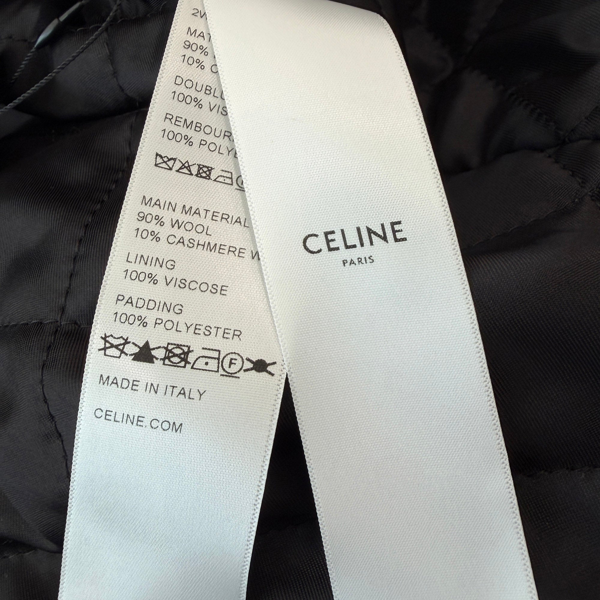 CELINE 2024AW Check Wool Oversize Jacket 2W30D469T.04MB Size 48 セリーヌ チェックウール オーバーサイズジャケット サイズ48