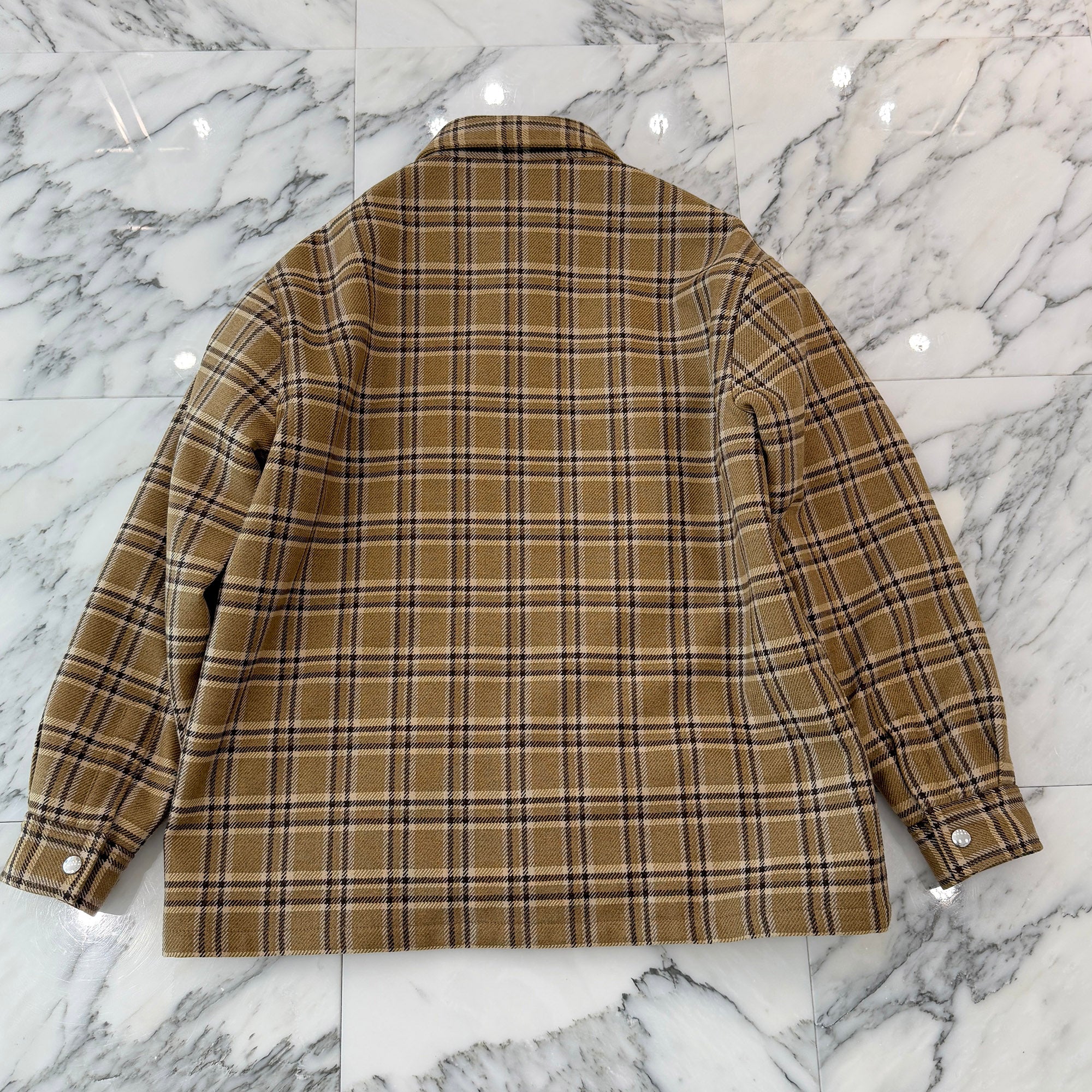 CELINE 2024AW Check Wool Oversize Jacket 2W30D469T.04MB Size 48 セリーヌ チェックウール オーバーサイズジャケット サイズ48
