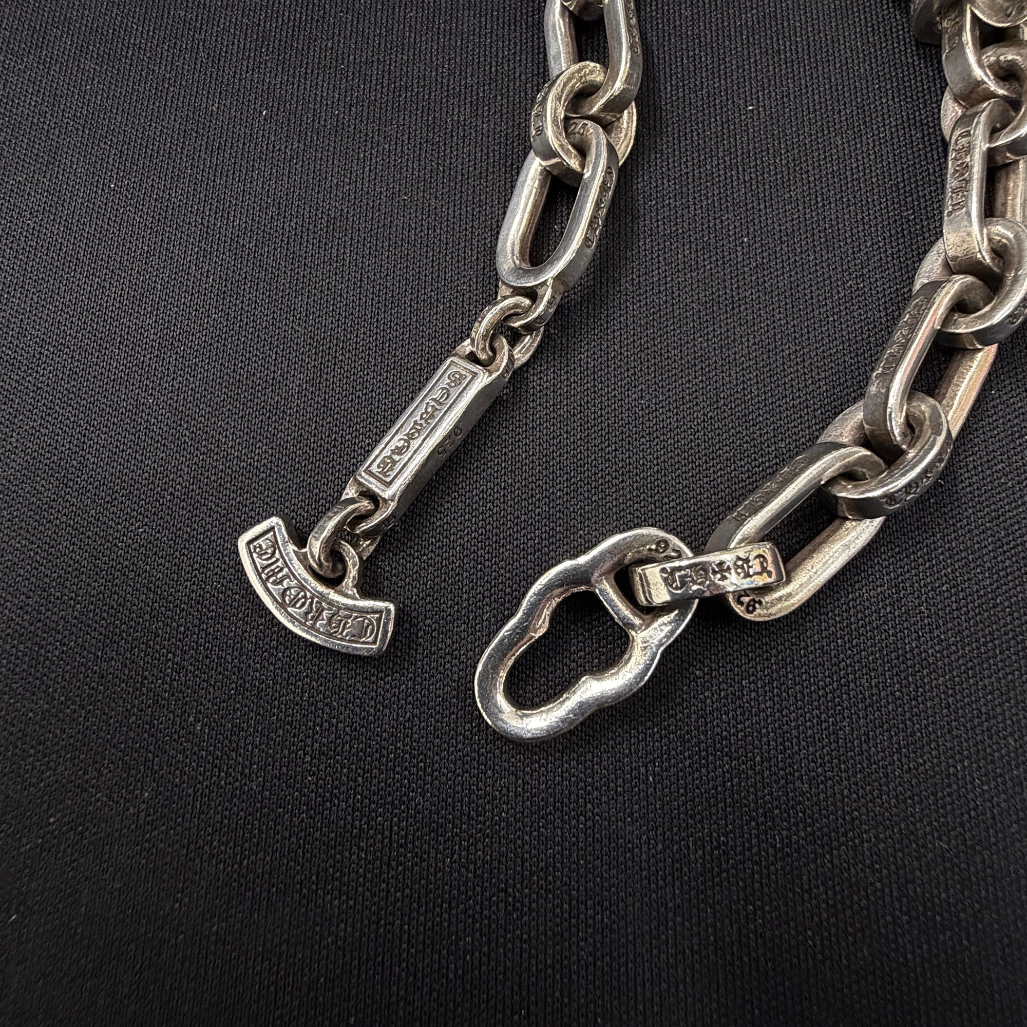 CHROME HEARTS PAPER E CHAIN Bracelet Size 8 Inch クロムハーツ ペーパーEチェーン ブレスレット サイズ8インチ